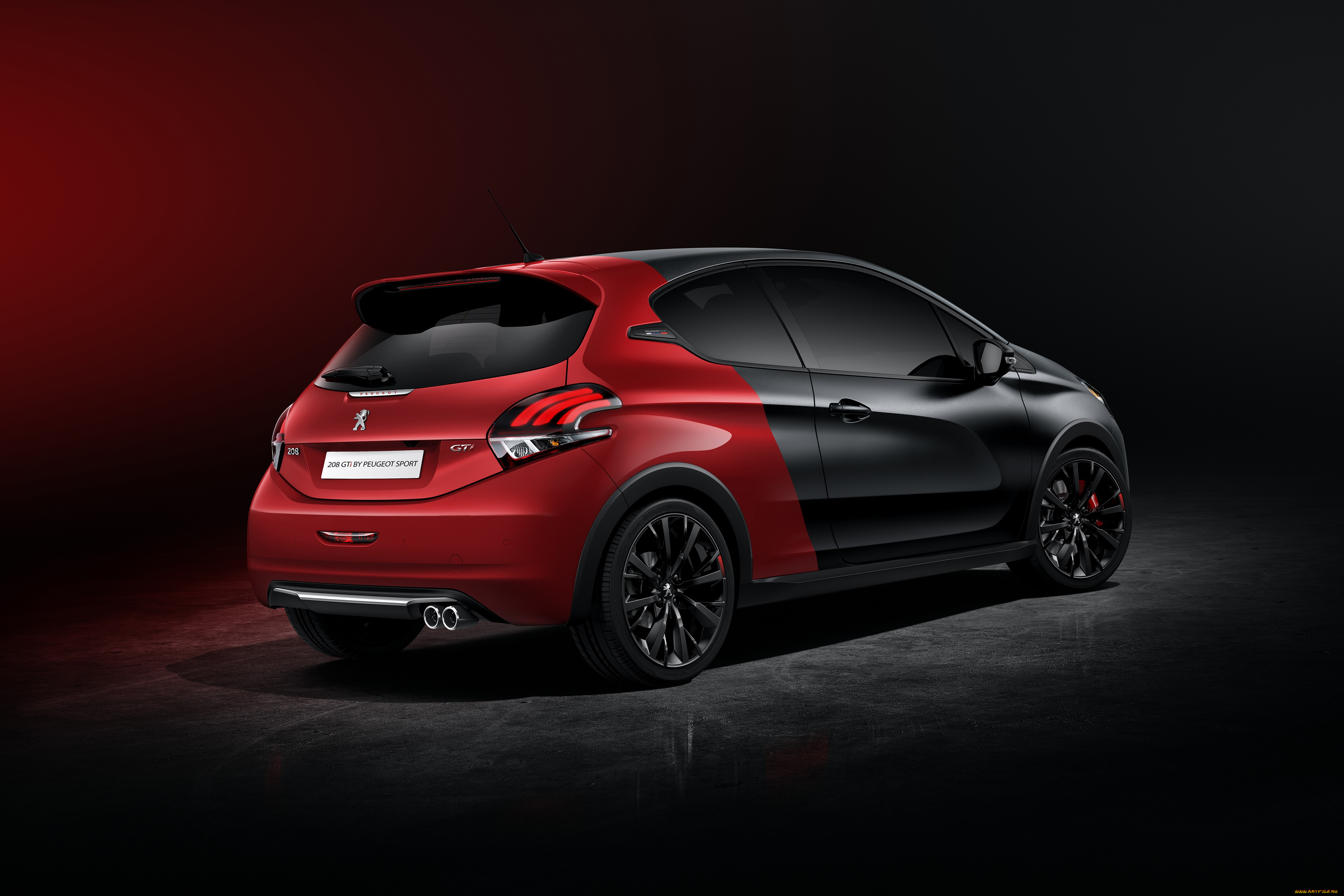 автомобили, peugeot, 2015г, темный, sport, gti, by, 208