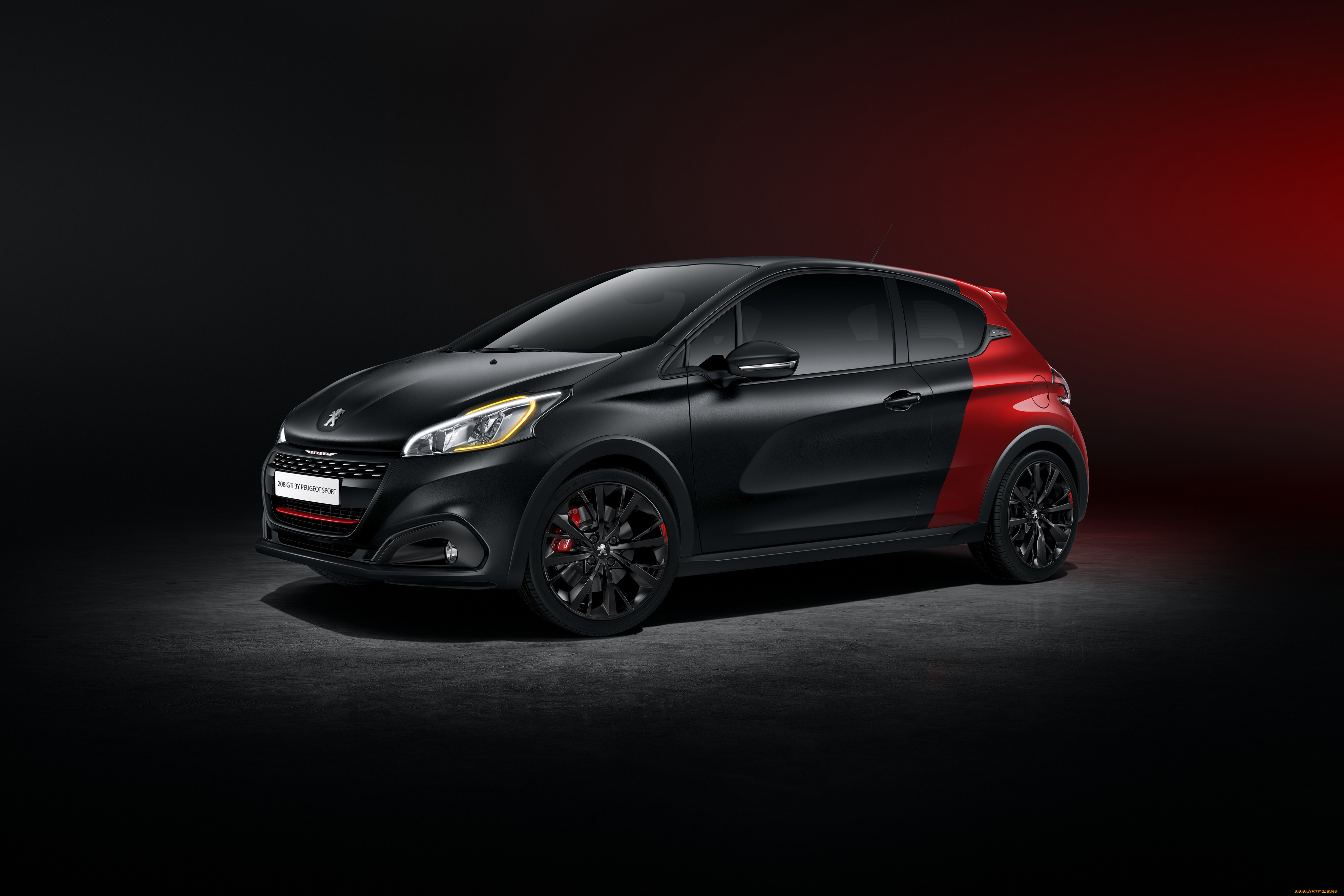 автомобили, peugeot, sport, gti, by, 208, темный, 2015г