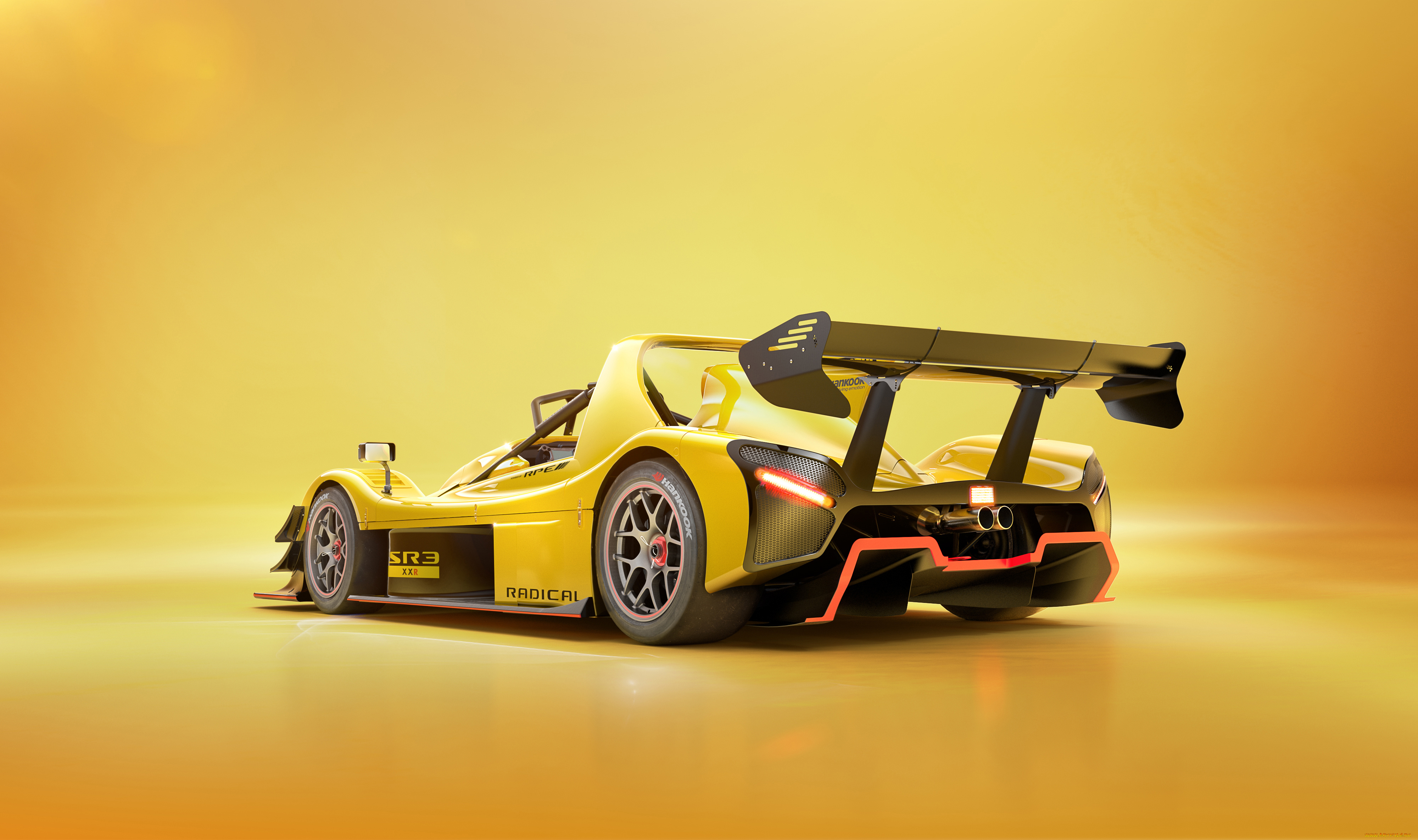 2023, radical, sr3, 3xr, спорт, формула, 1, radical, sr3, 3xr, спортивный, вид, сзади, спойлер