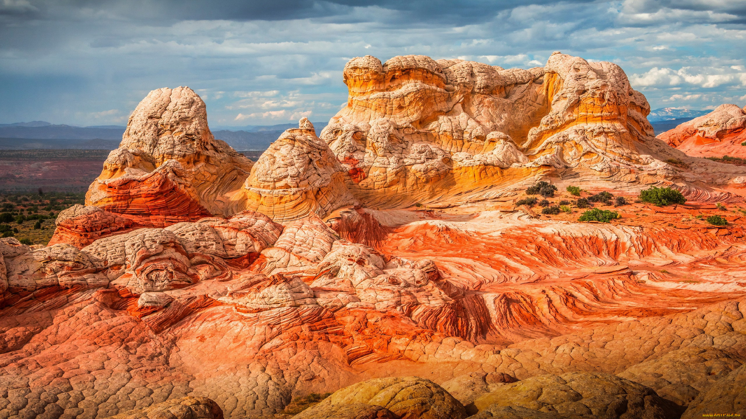 vermillion, cliffs, white, pocket, arizona, природа, горы, vermillion, cliffs, white, pocket