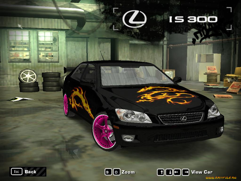 nfs, most, wanted, lexus, is200, видео, игры, need, for, speed