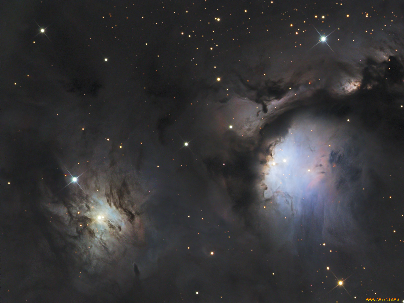 m78, космос, галактики, туманности