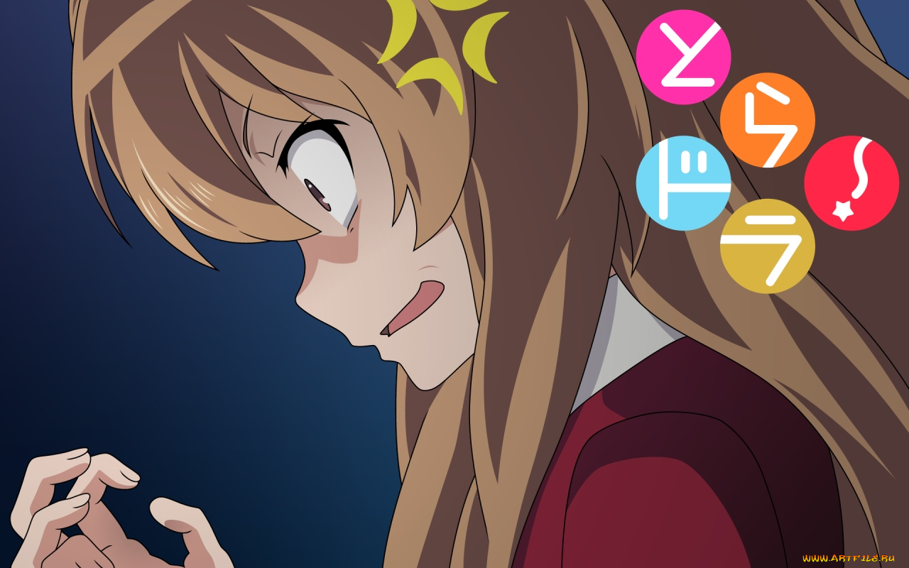 аниме, toradora, taiga