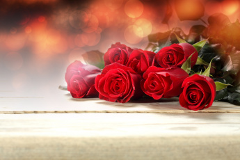 Картинка цветы розы красочный фон букет красные