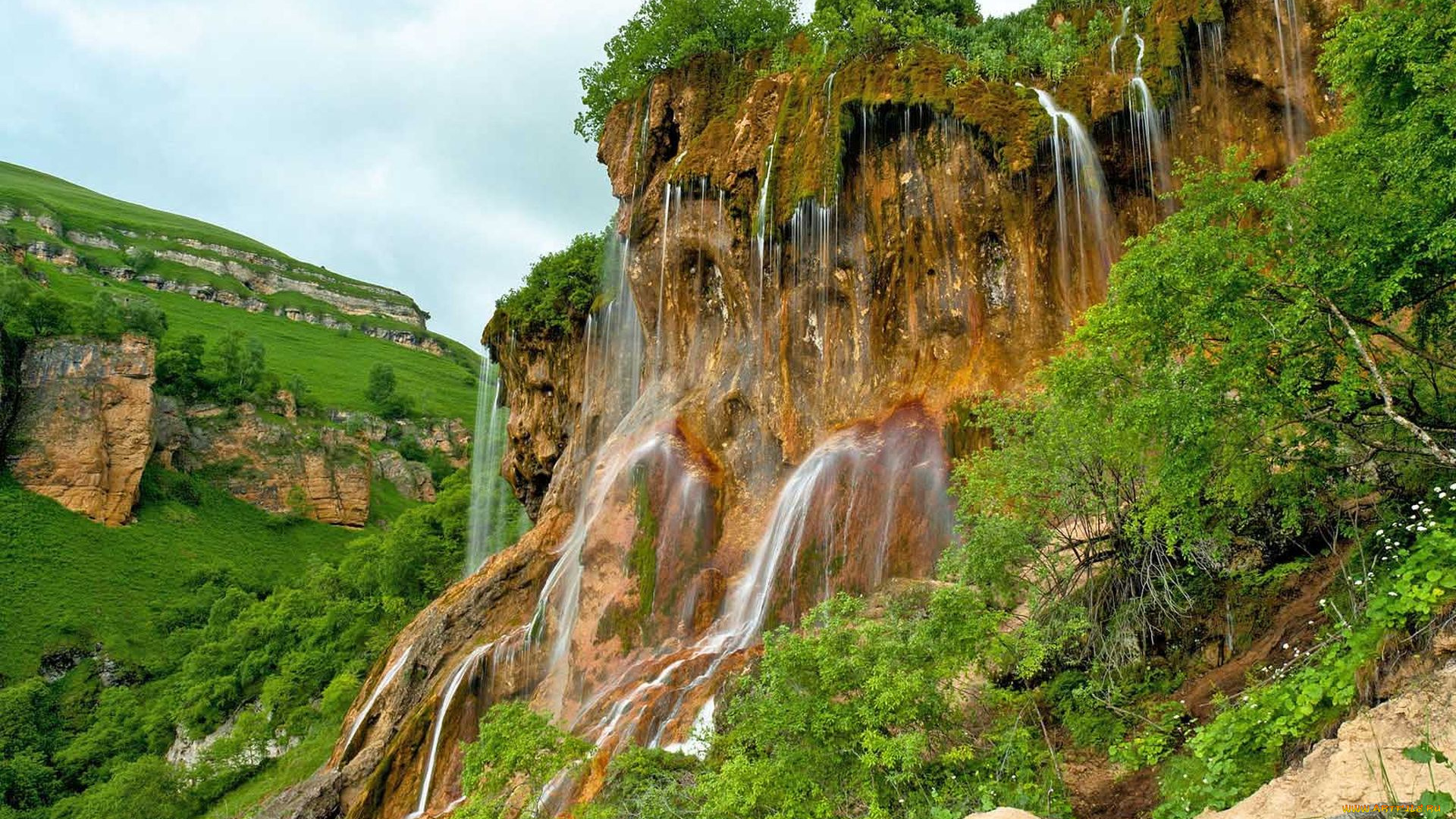гедмишх, природа, водопады, водопад, кавказ