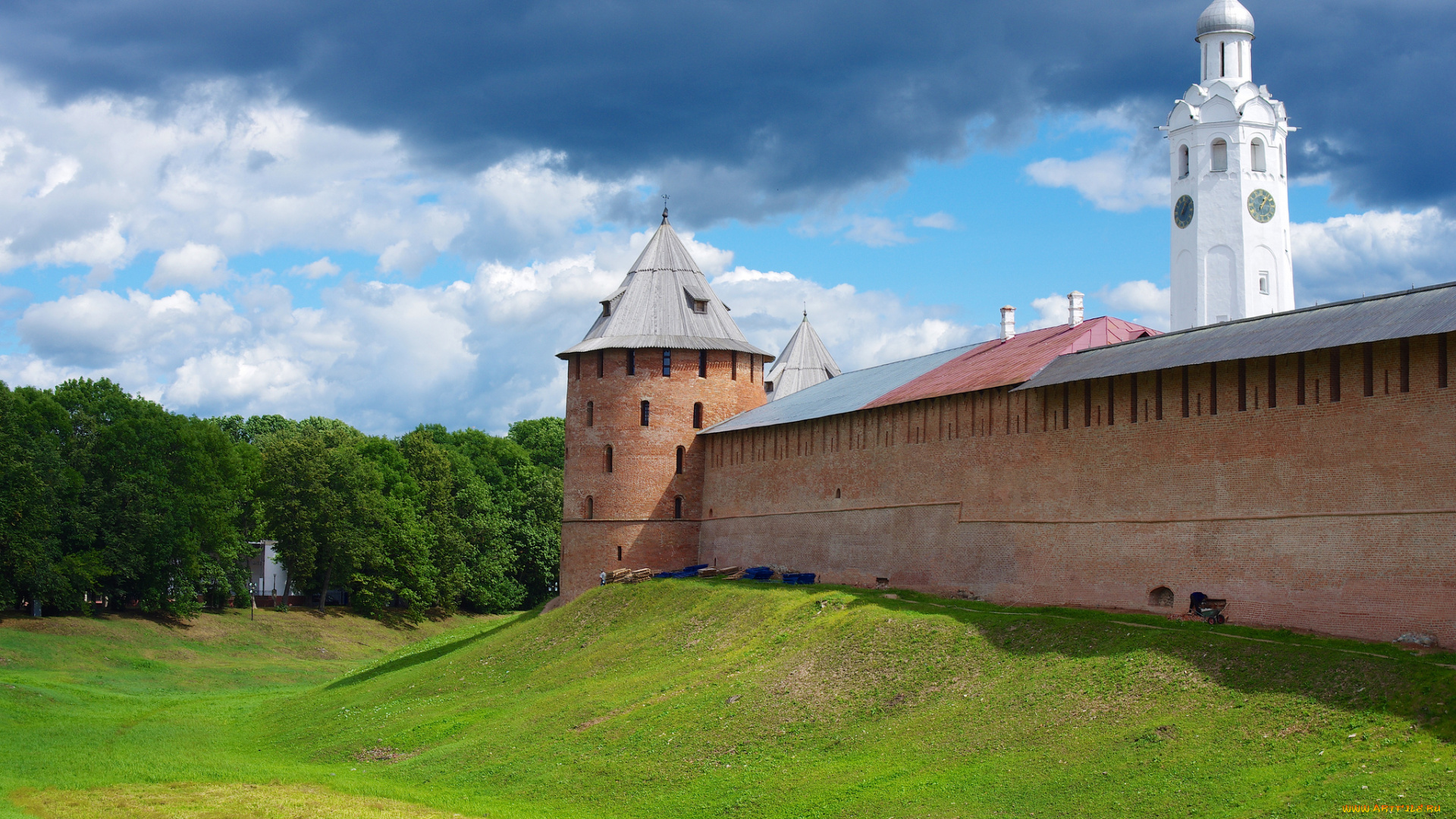 Прикольная, новгородский кремль открытка