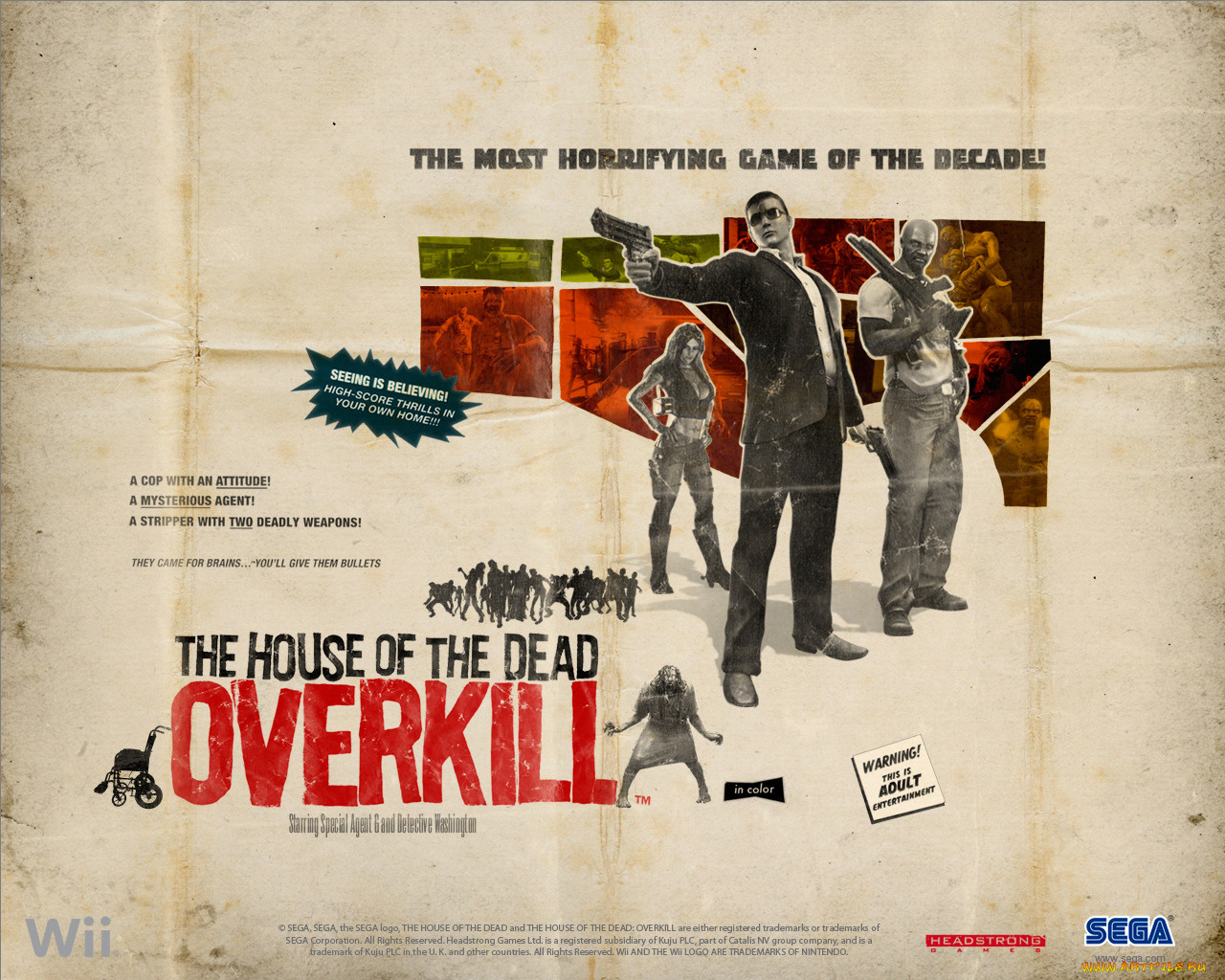 видео, игры, the, house, of, dead, overkill