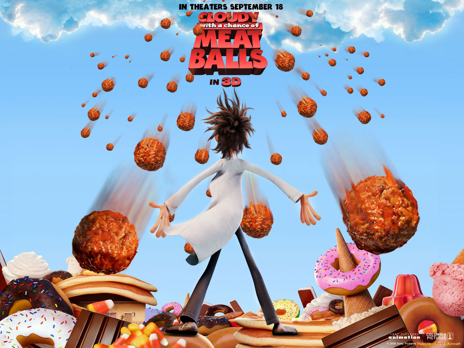 cloudy, with, chance, of, meatballs, мультфильмы