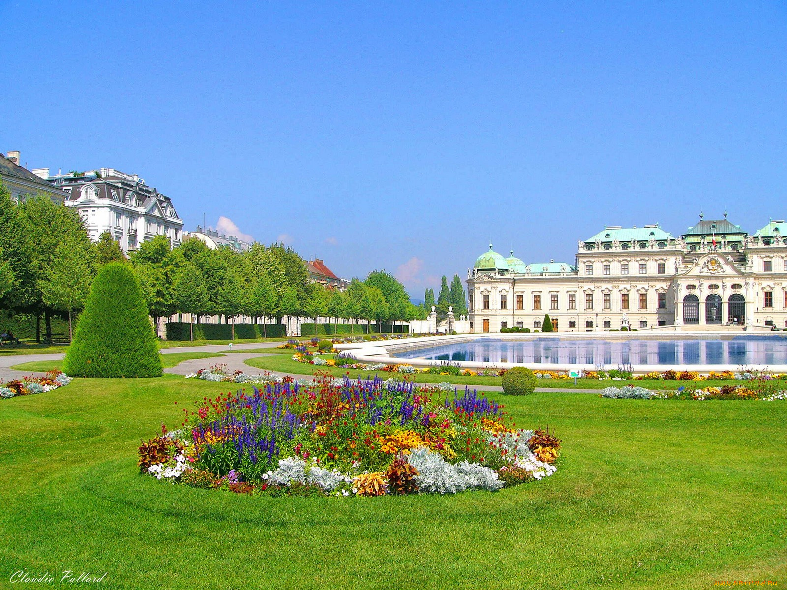 giardino, del, belvedere, города, вена, австрия