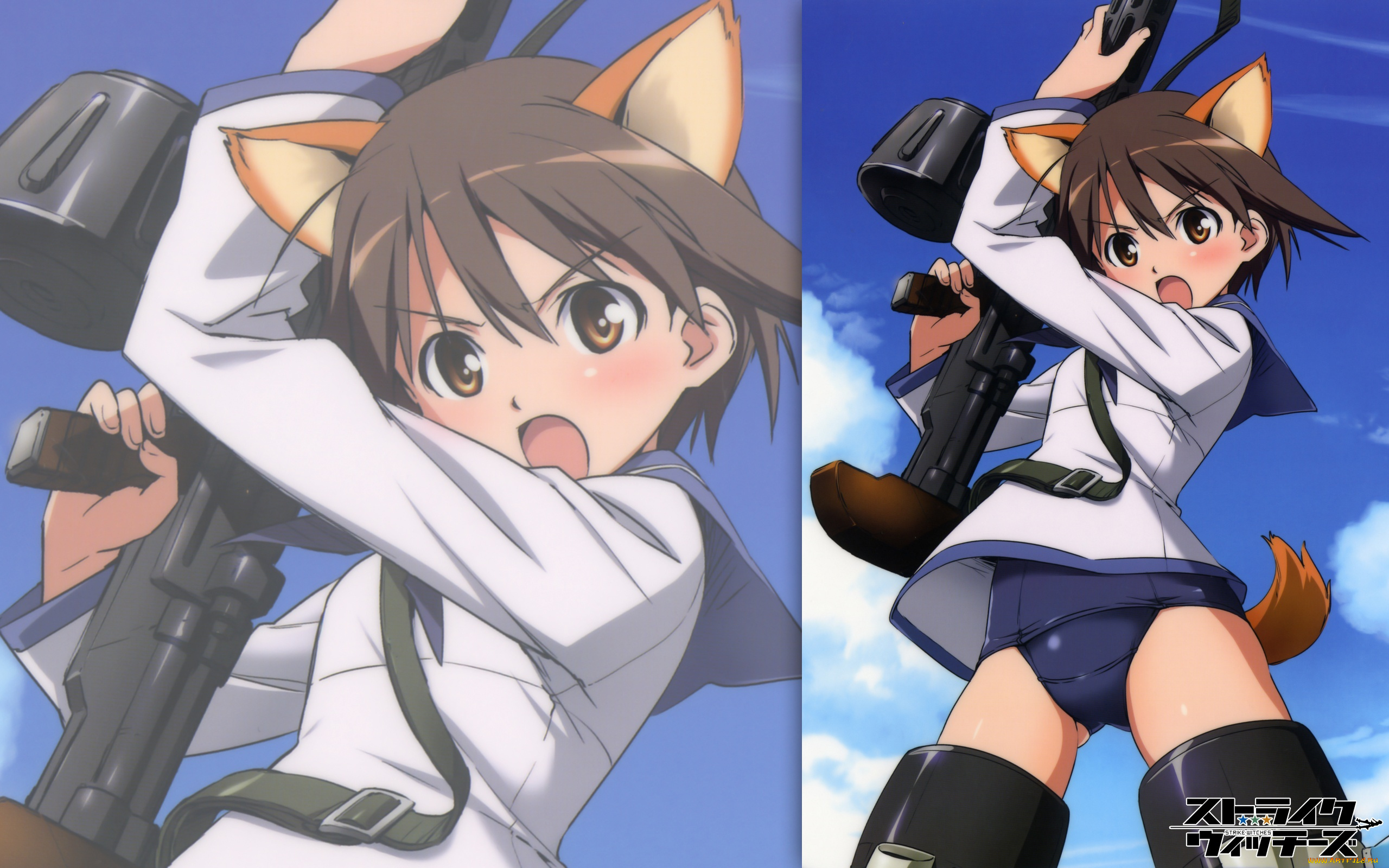 аниме, strike, witches