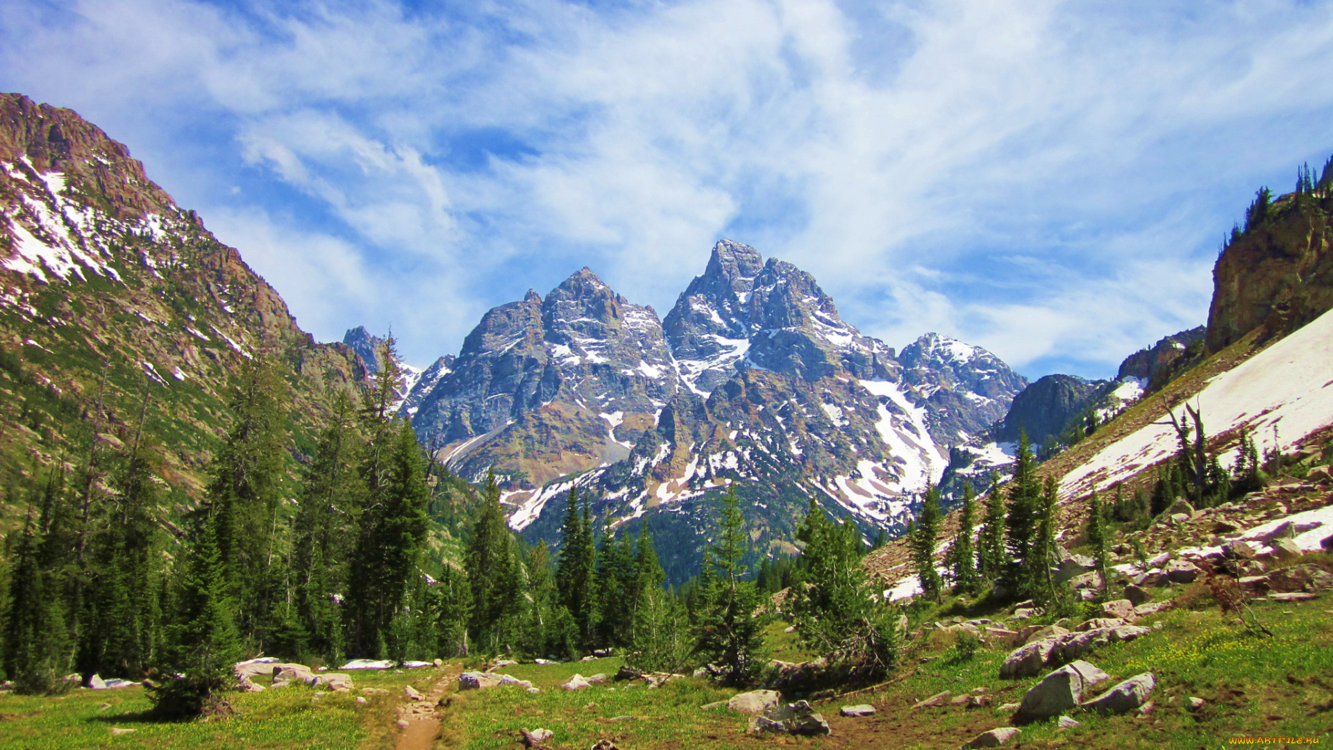 grand, teton, national, park, usa, wyoming, природа, горы, пейзаж