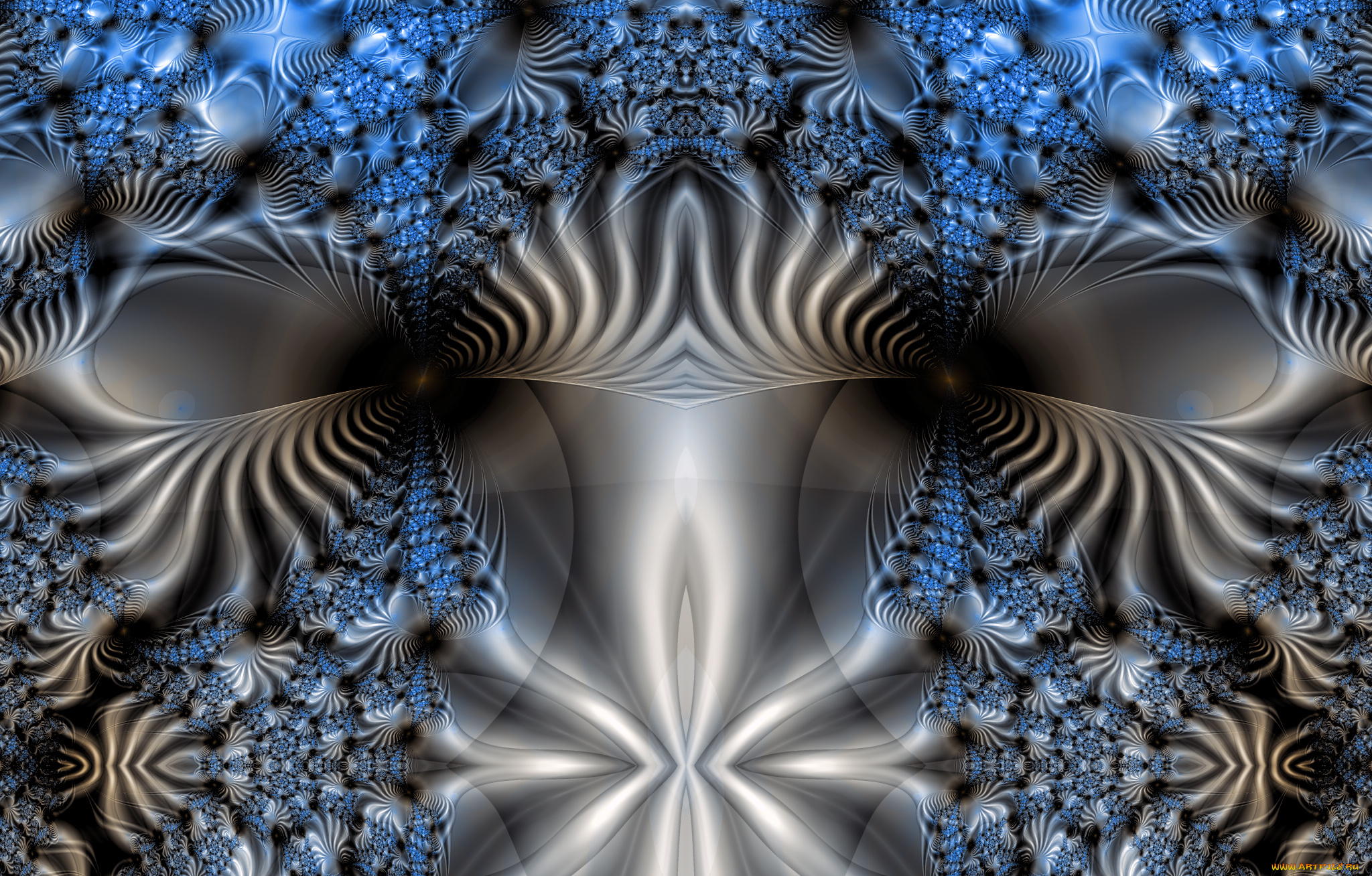 3д, графика, fractal, фракталы, узор, фон, цвета