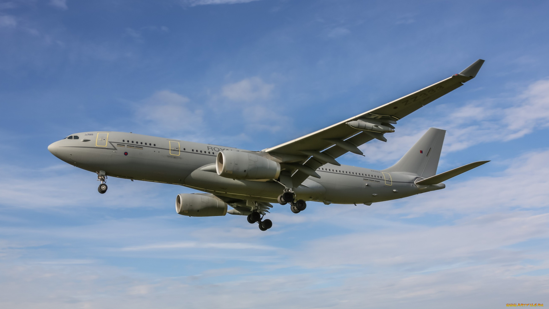 airbus, kc2, voyager, , a330-243mrtt, авиация, военно-транспортные, самолёты, облака, полет, небо, самолет