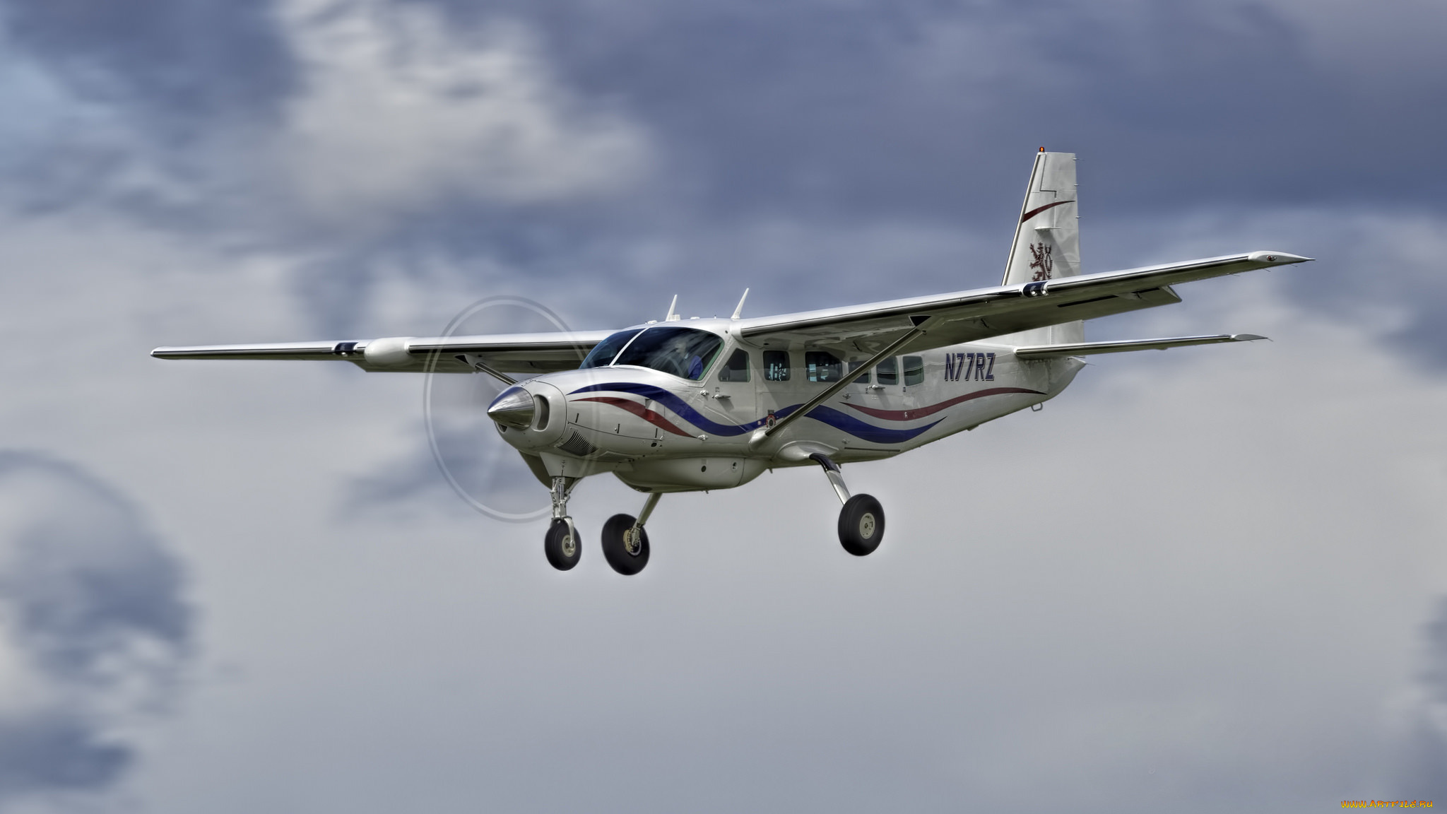 cessna, 208, авиация, лёгкие, одномоторные, самолёты, полет, облака, небо, самолет