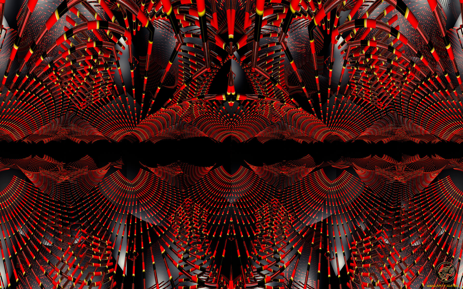 3д, графика, fractal, фракталы, узор