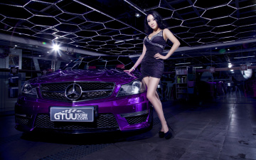 Картинка автомобили авто девушками девушка bmw азиатка автомобиль