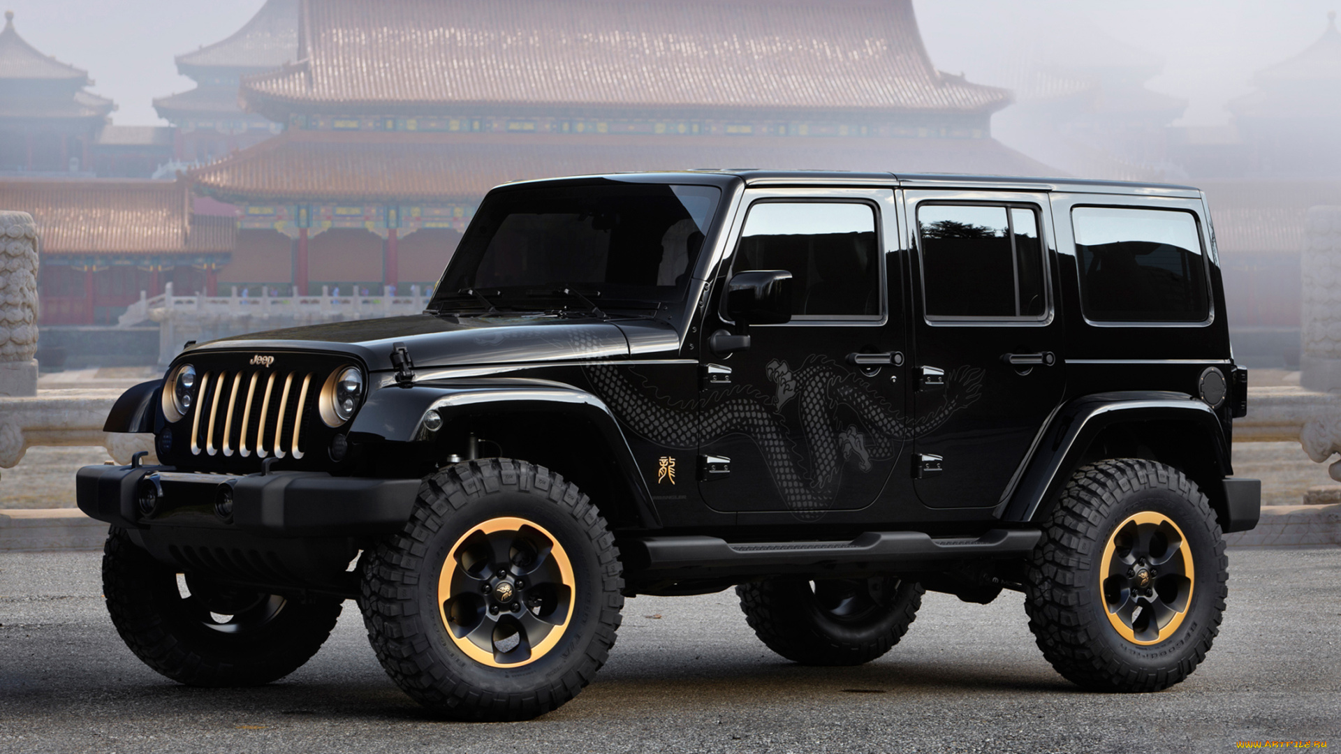 jeep, wrangler, dragon, design, concept, 2012, автомобили, jeep, джип, внедорожник, 2012, concept, design, dragon, wrangler