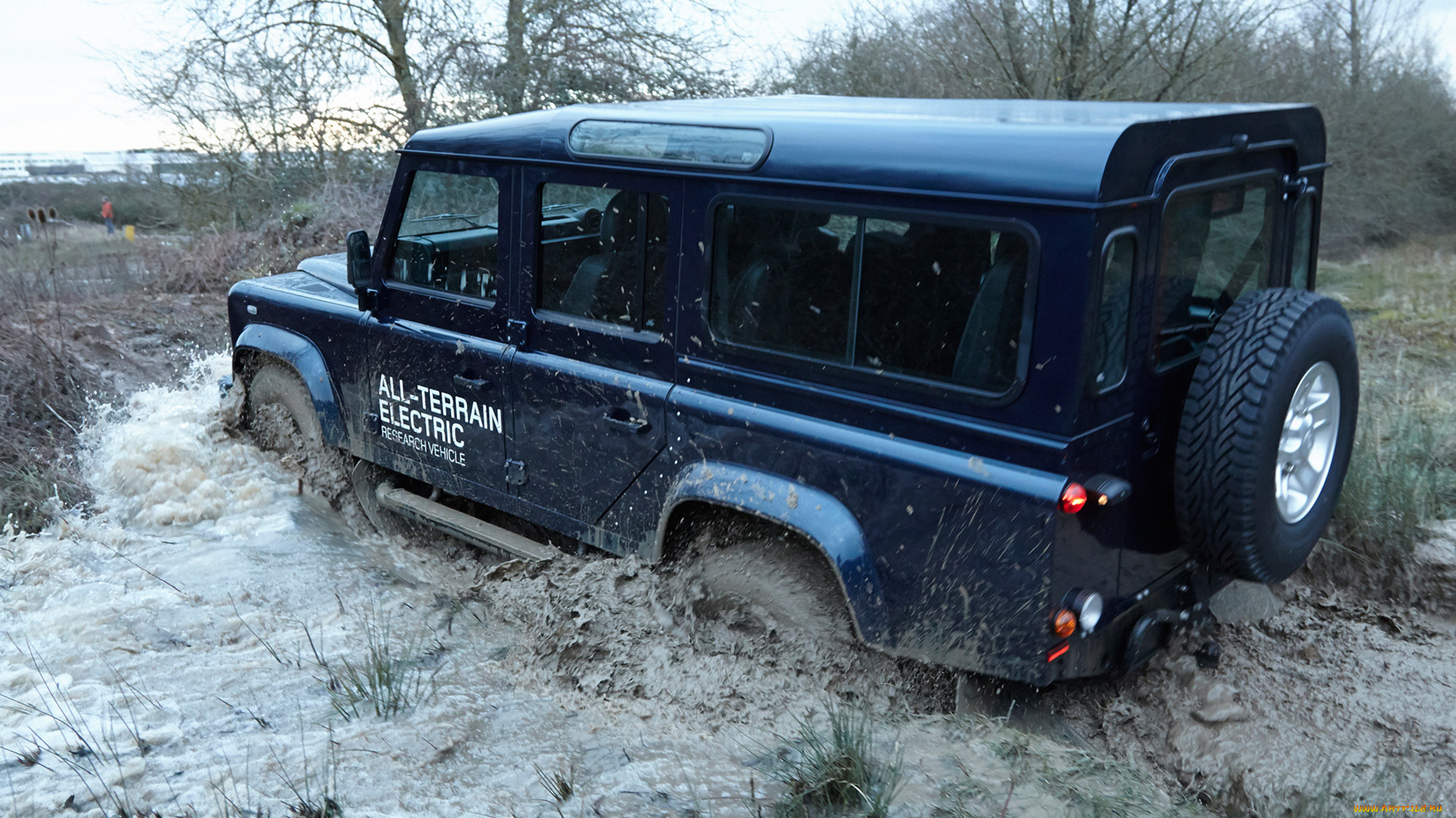 land, rover, electric, defender, concept, 2013, автомобили, land-rover, 2013, concept, defender, внедорожник, electric, джип, land, rover