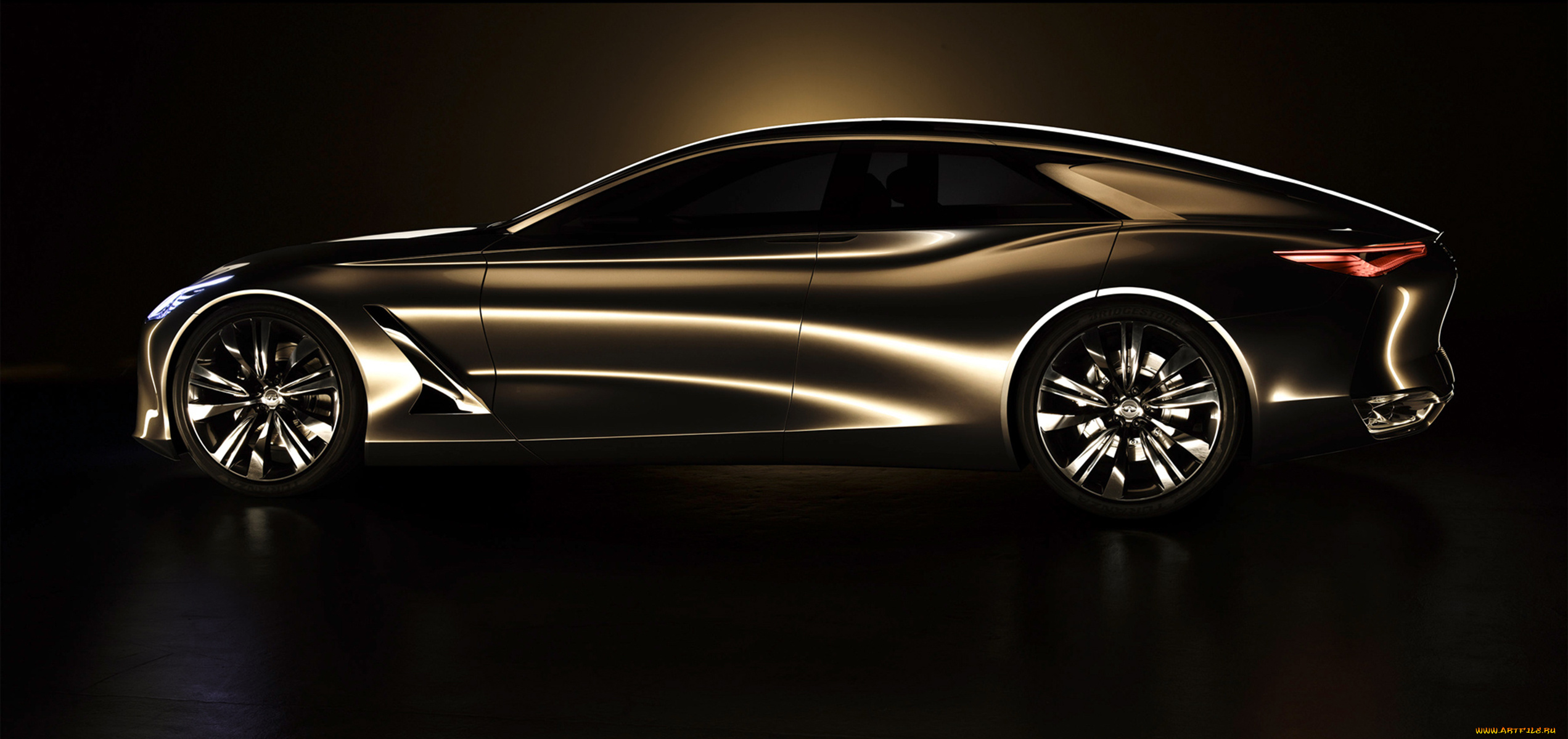 infiniti, q80, inspiration, concept, 2015, автомобили, infiniti, 2015, concept, бронза, inspiration, q80