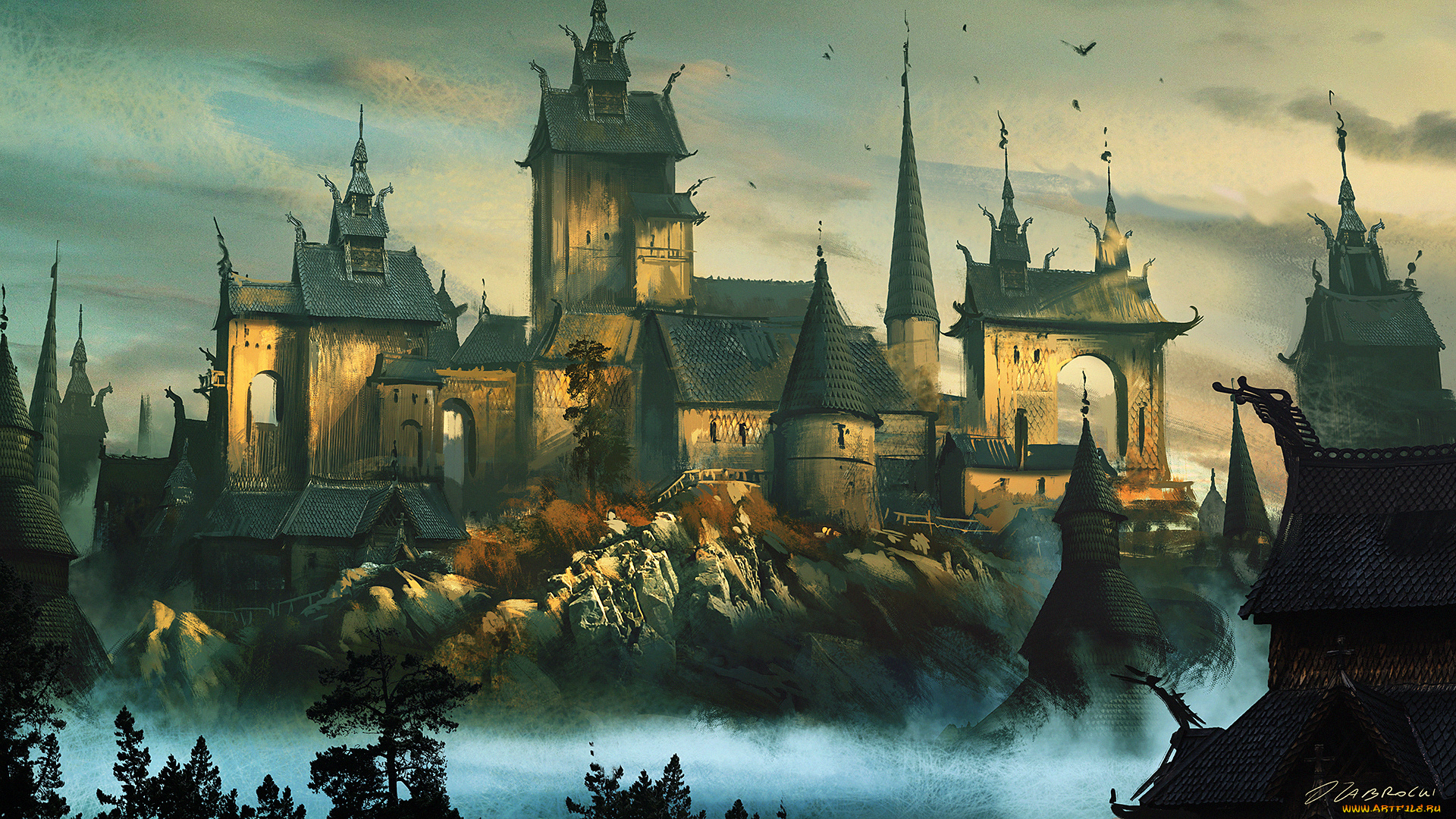 Игра про старый замок. Королевство Ангмар пейзажи. Замок Fantasy Castle. Замок гномов Castle. Змиулан замок.