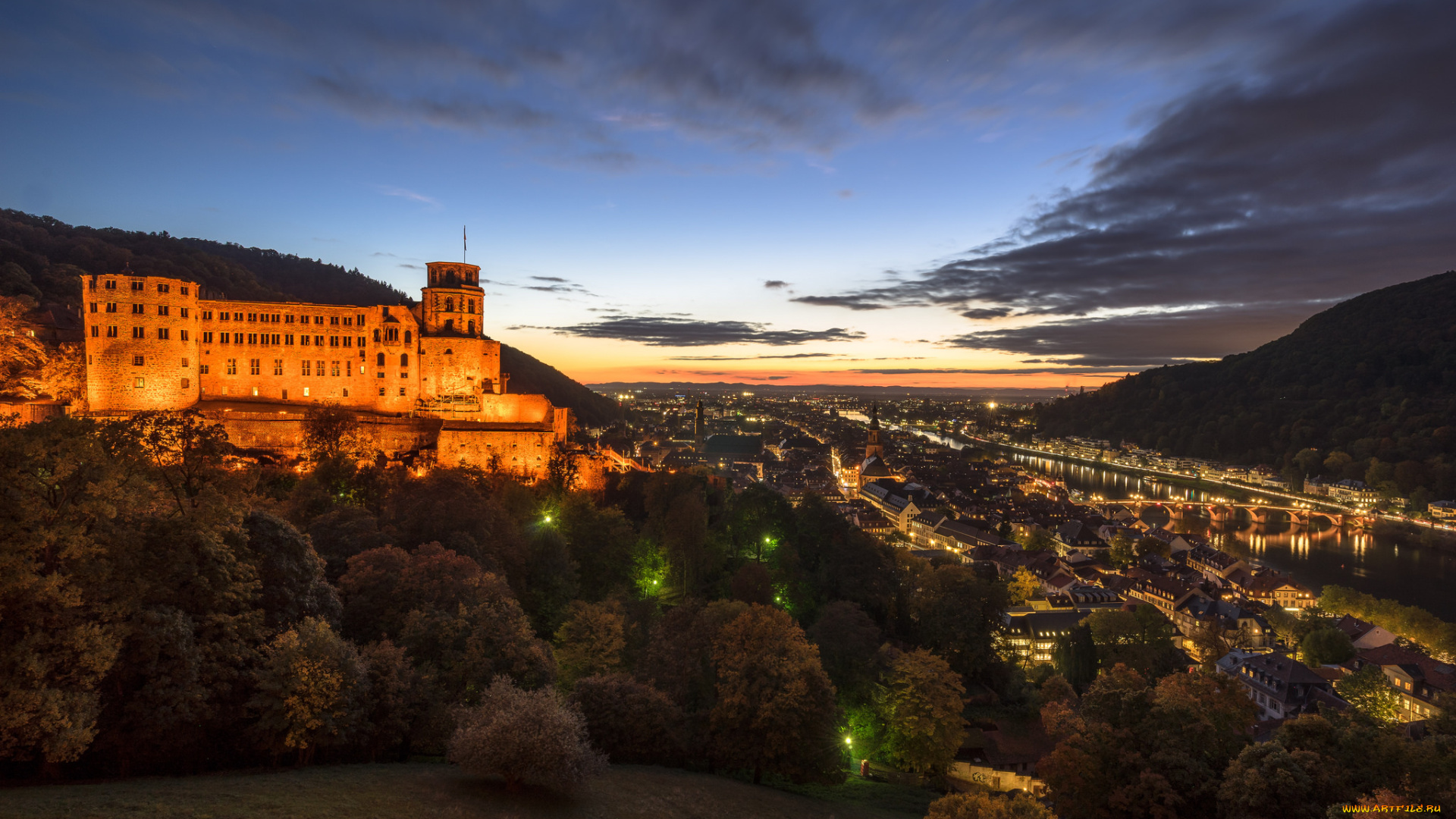 heidelberg, города, гейдельберг, , германия, простор