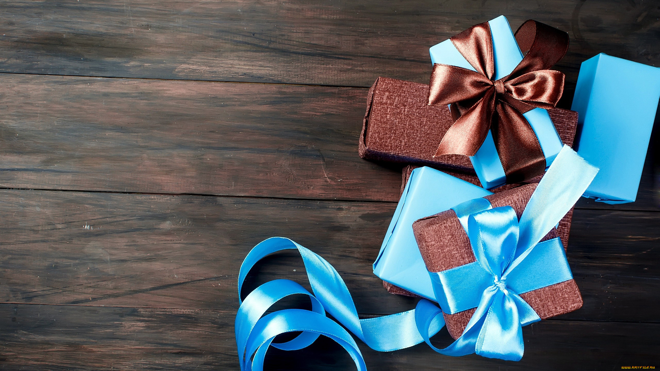 праздничные, подарки, и, коробочки, ленты, подарки, банты