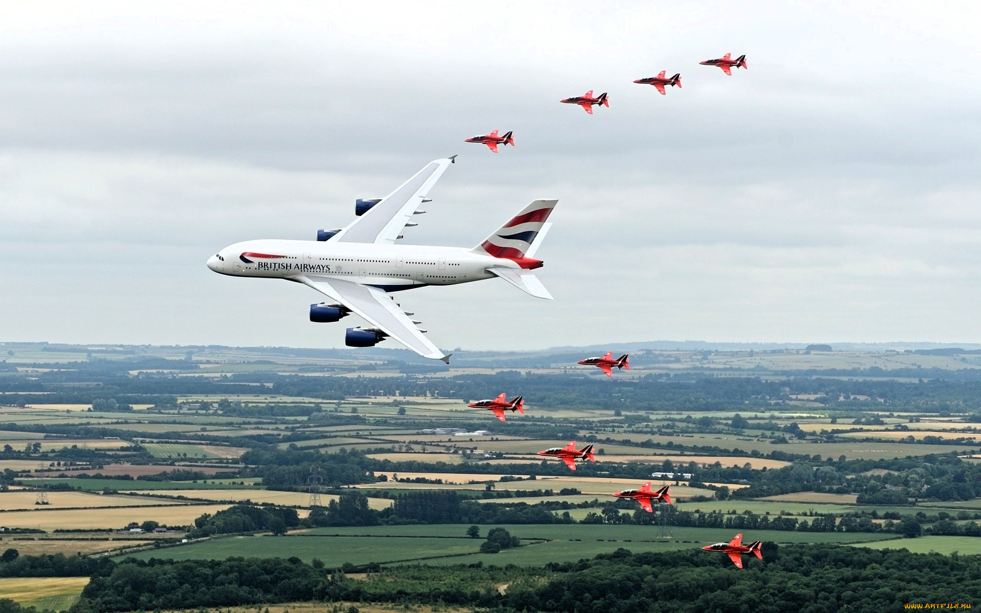 airbus, a380, авиация, военно-транспортные, самолёты, самолеты, полет, истребители, поля