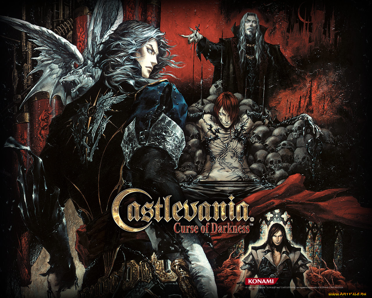 видео, игры, castlevania, curse, of, darkness