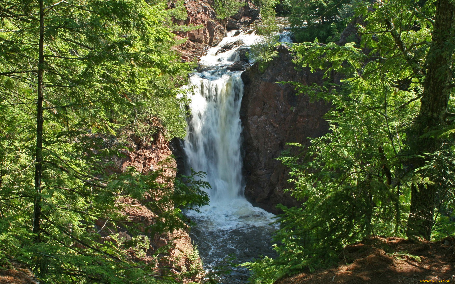 природа, водопады