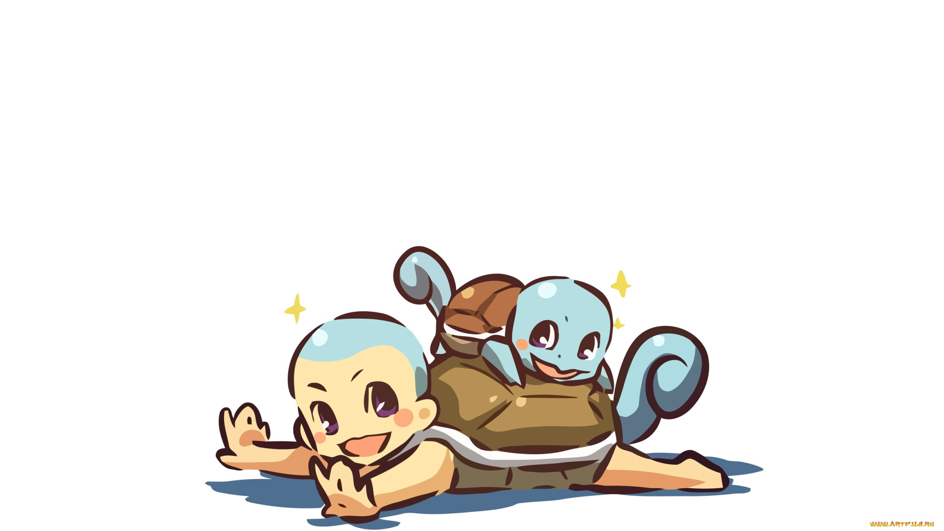 рисованные, дети, мальчик, boy, squirtle, панцирь, сквиртл, радость, pokemon, покемон