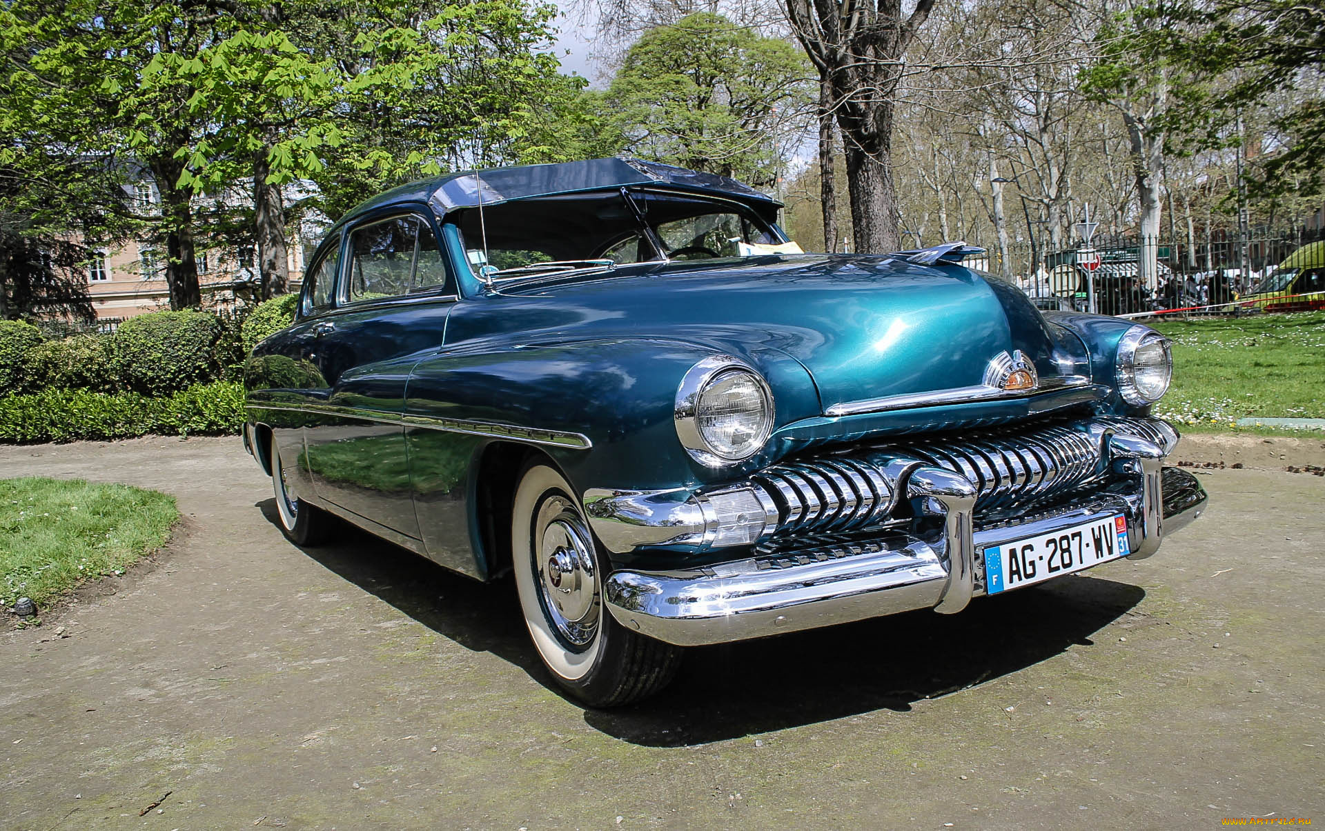 mercury, monterey, de, 1951, автомобили, mercury, синий