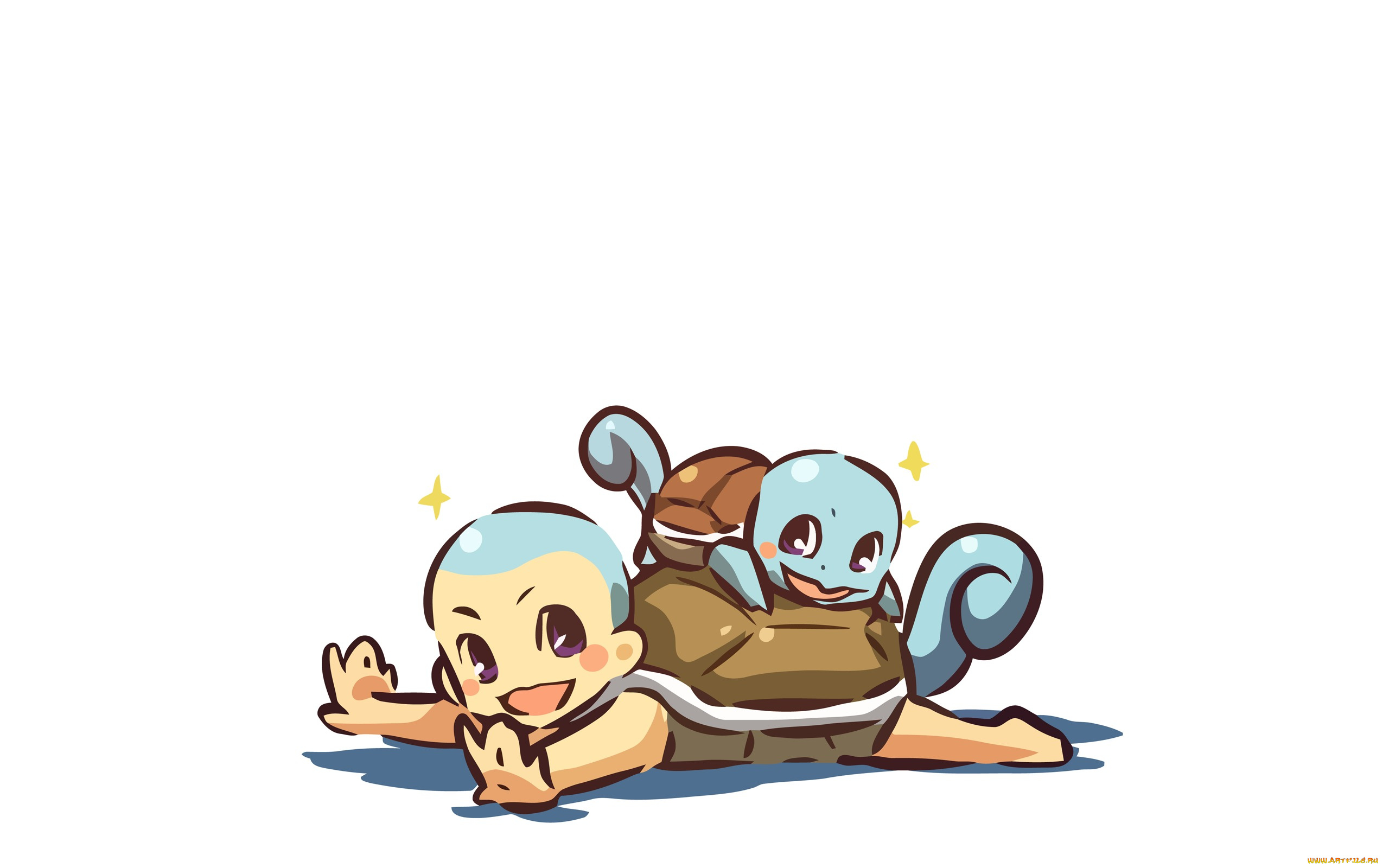 рисованные, дети, мальчик, boy, squirtle, панцирь, сквиртл, радость, pokemon, покемон