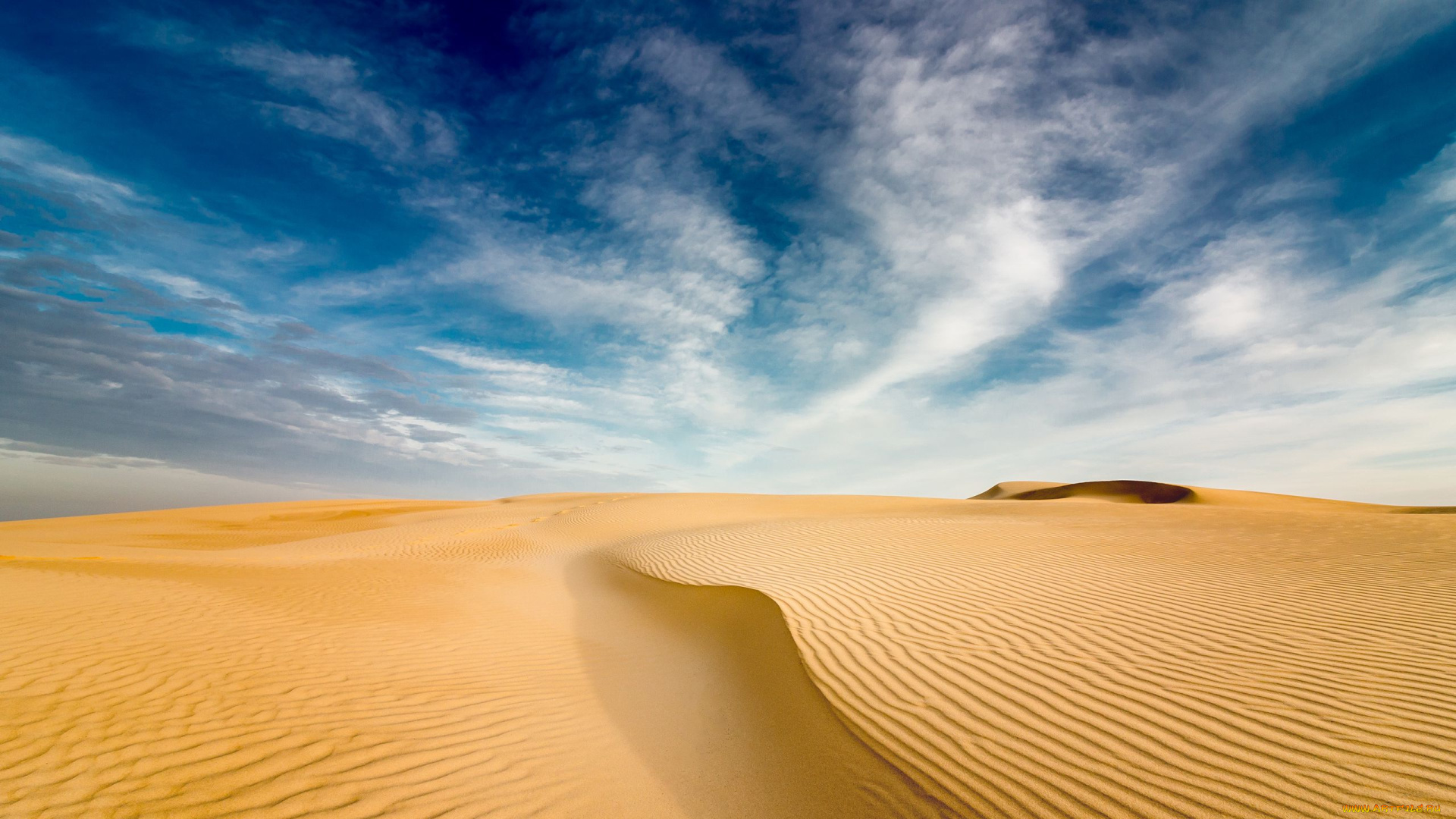 природа, пустыни, небо, пустыня, песок, дюны