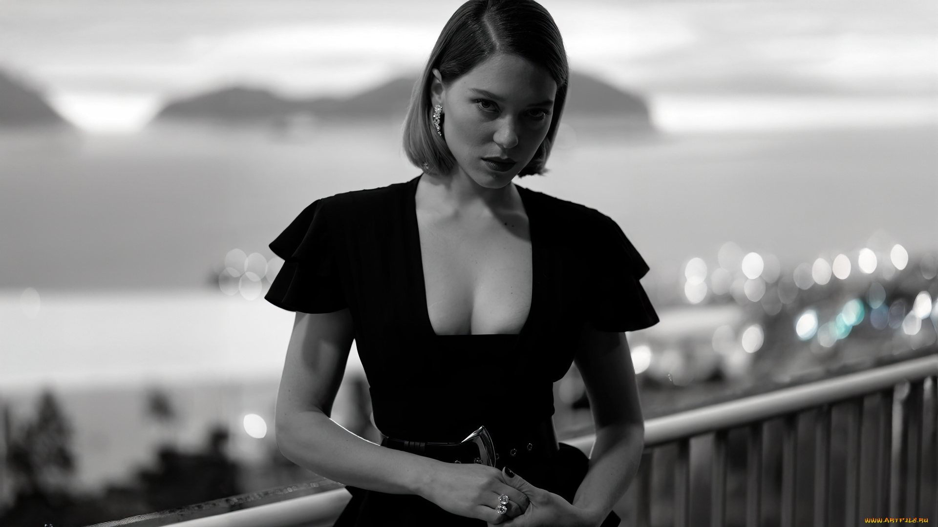 celebrities, lea, seydoux, 2024, девушки, lea, seydoux, леа, сейду, киноактриса, модель, чeрнo, бeлoe