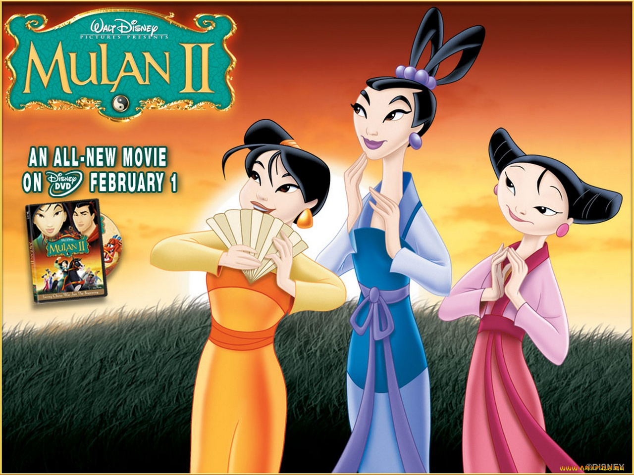 мультфильмы, mulan, ii