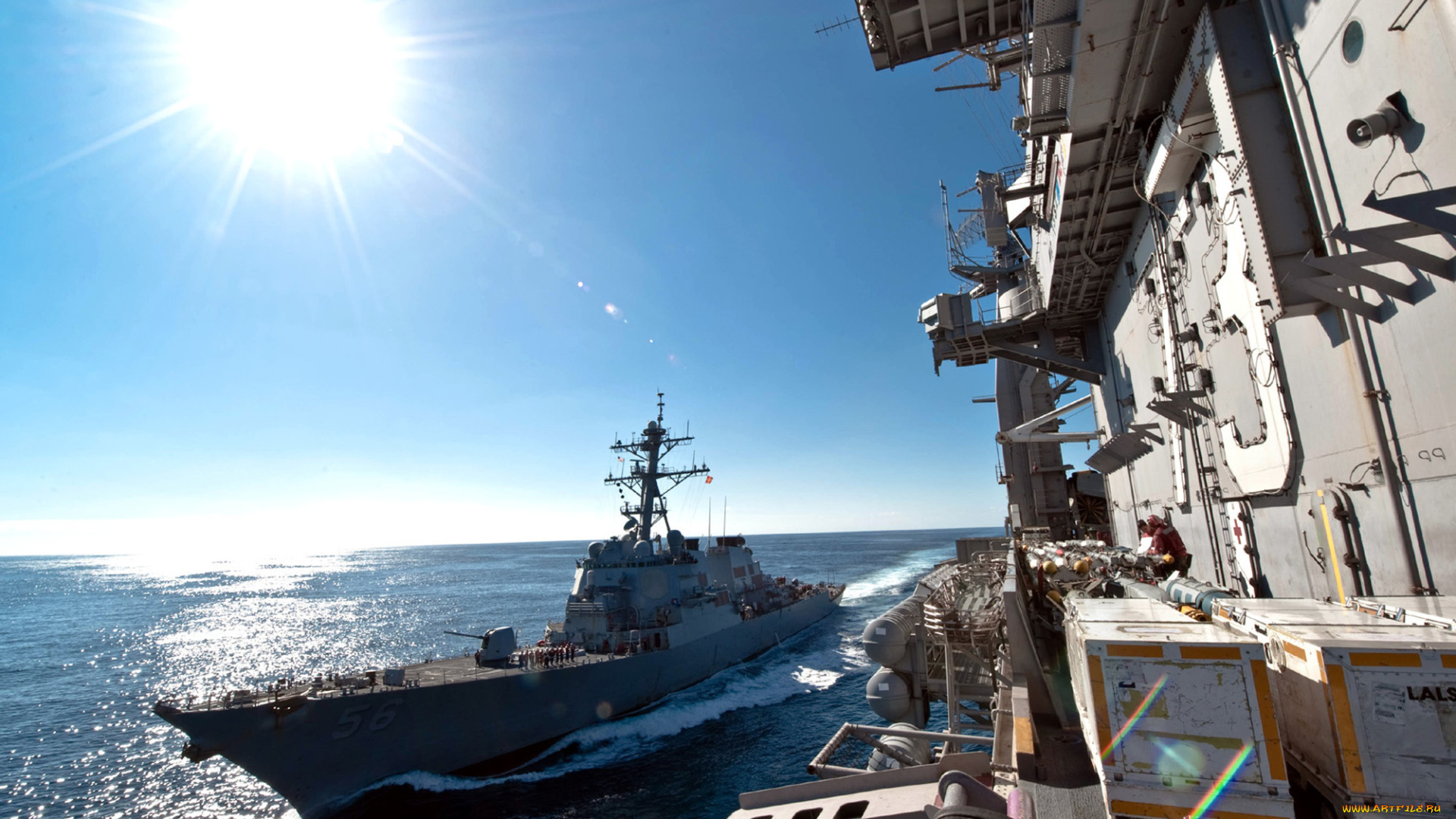 uss, john, mccain, ddg, 56, корабли, крейсеры, линкоры, эсминцы, море, солнце