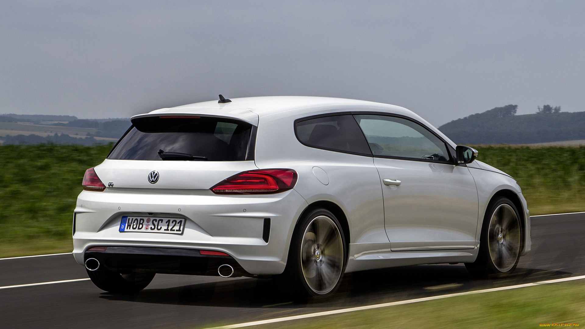 автомобили, volkswagen, светлый, 2014г, scirocco, r