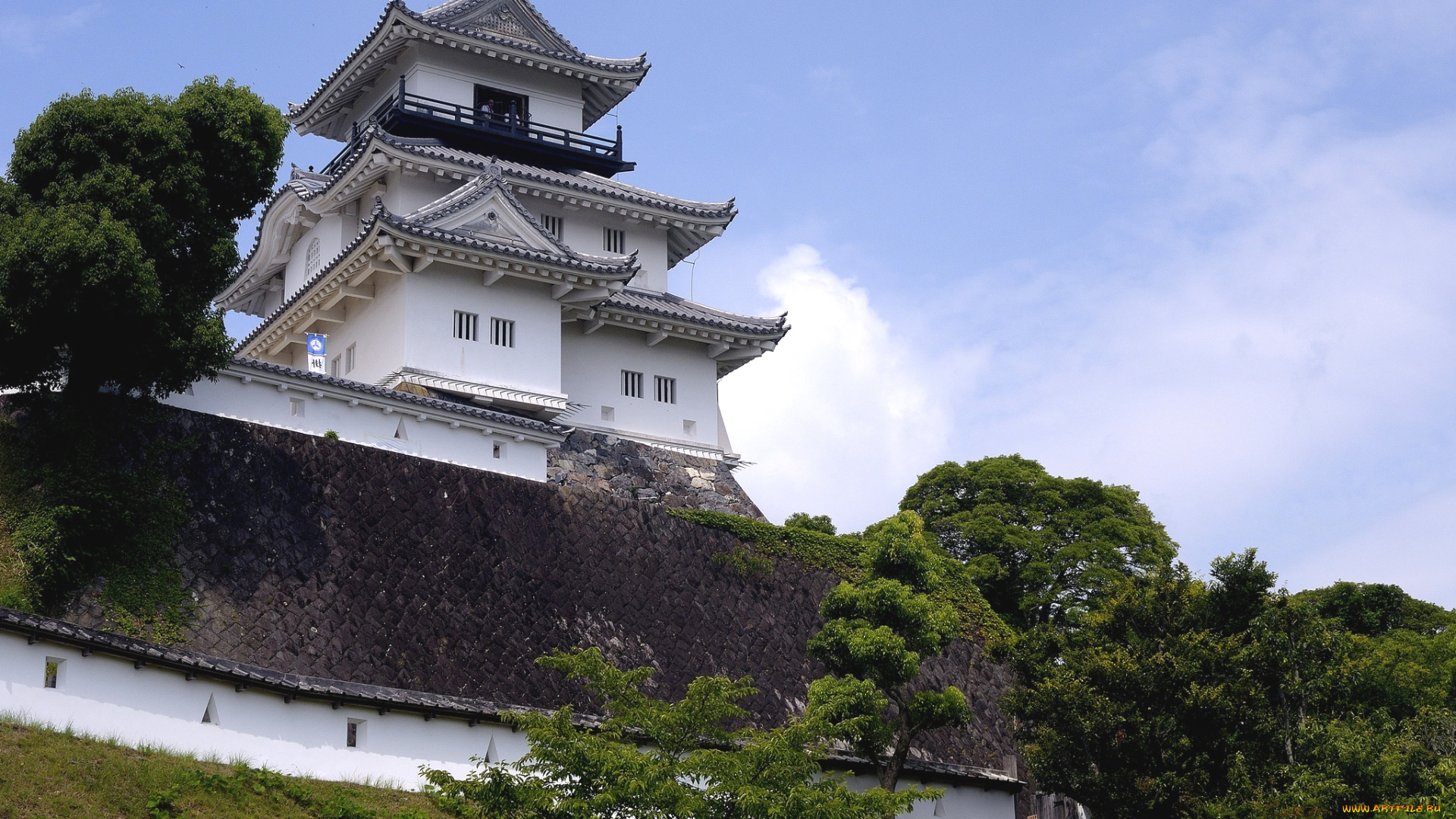 kakegawa, castle, города, замки, Японии, пагода