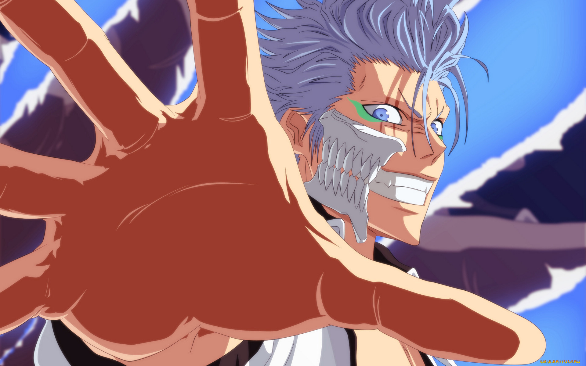 аниме, bleach, grimmjow, jeagerjaques, парень, anime, art