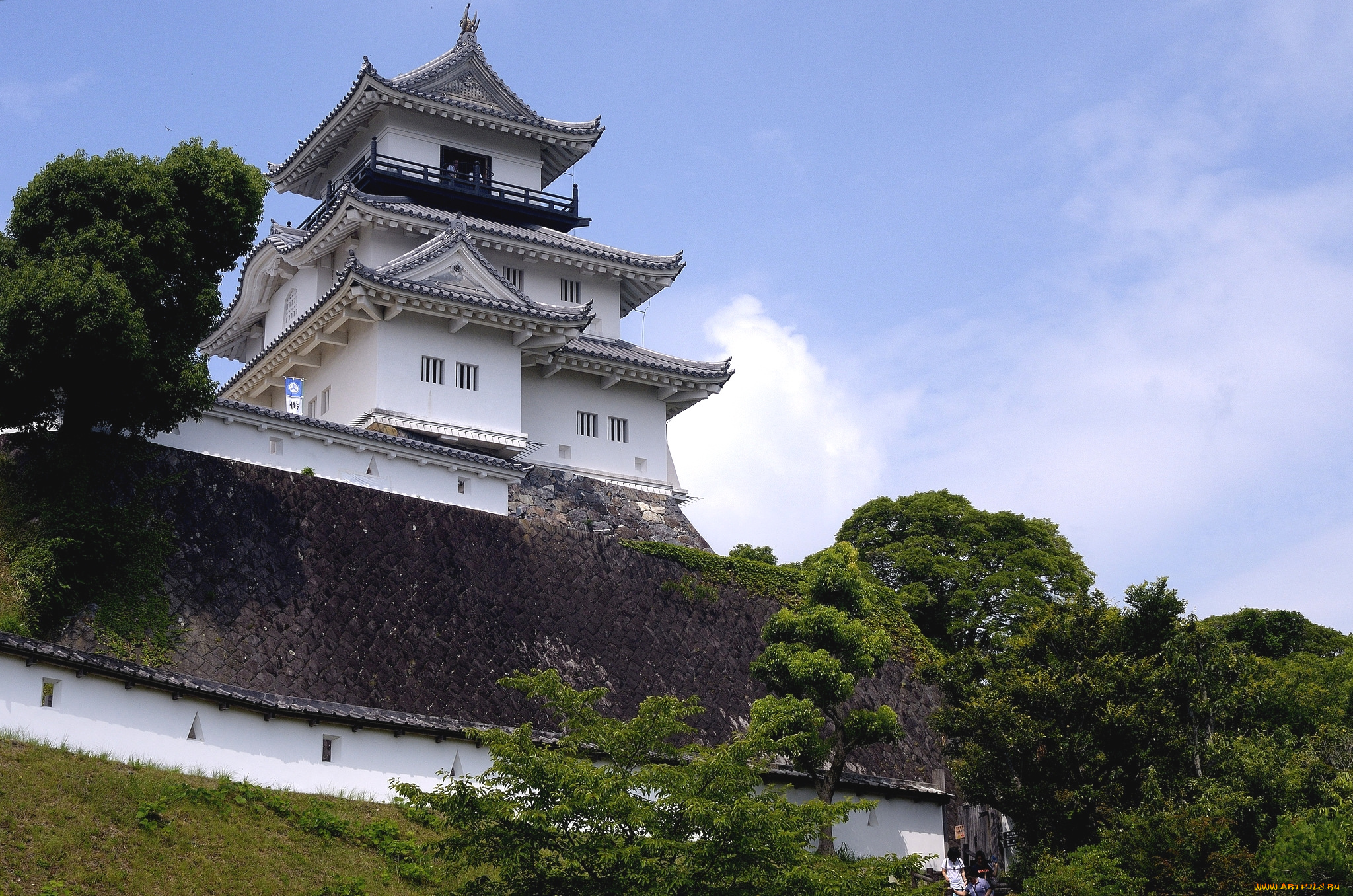 kakegawa, castle, города, замки, Японии, пагода