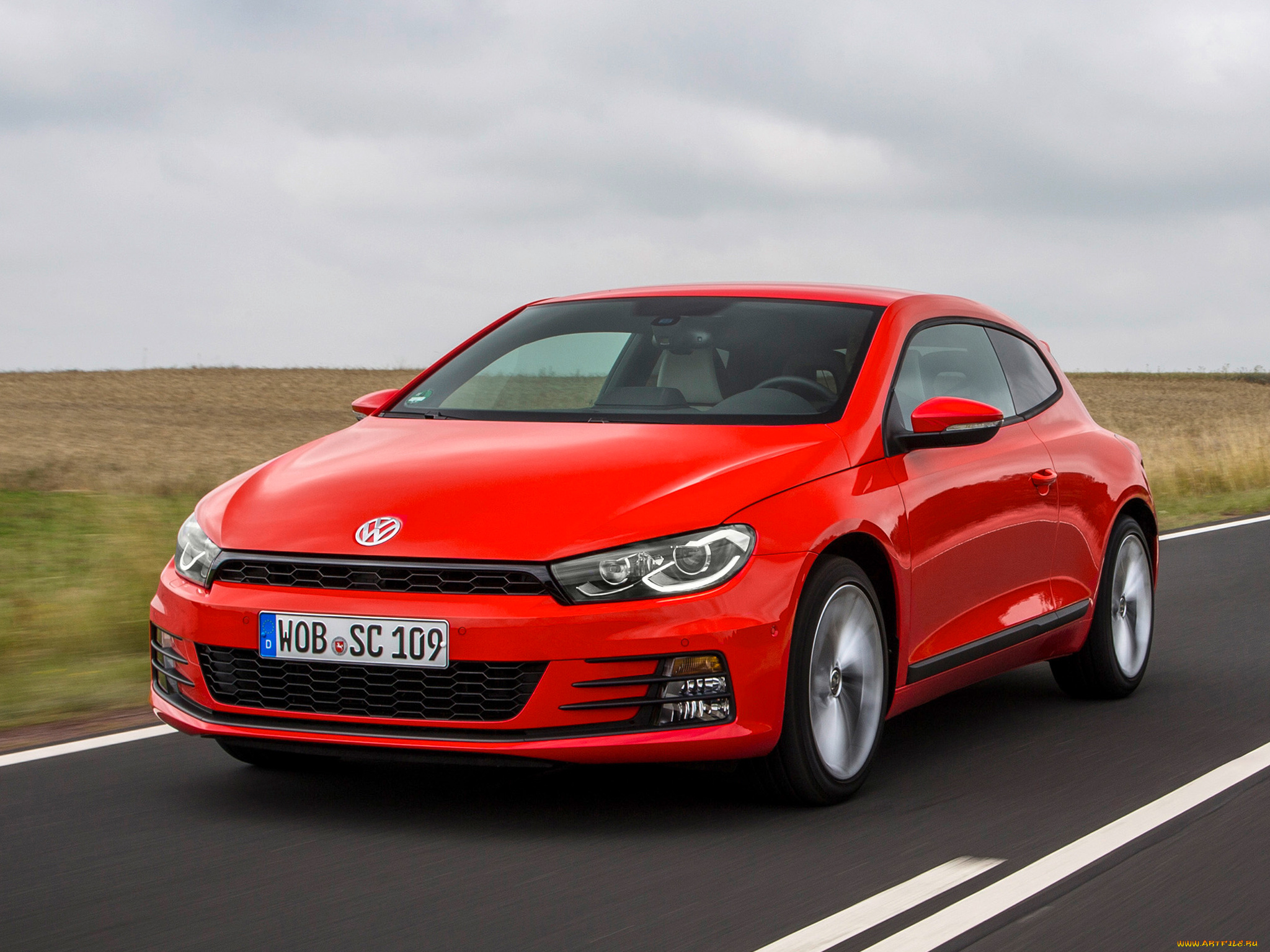 автомобили, volkswagen, красный, 2014г, tdi, scirocco, 2-0