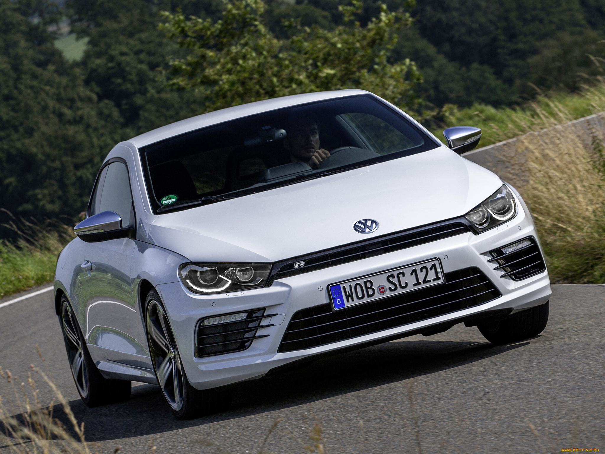 автомобили, volkswagen, светлый, 2014г, scirocco, r