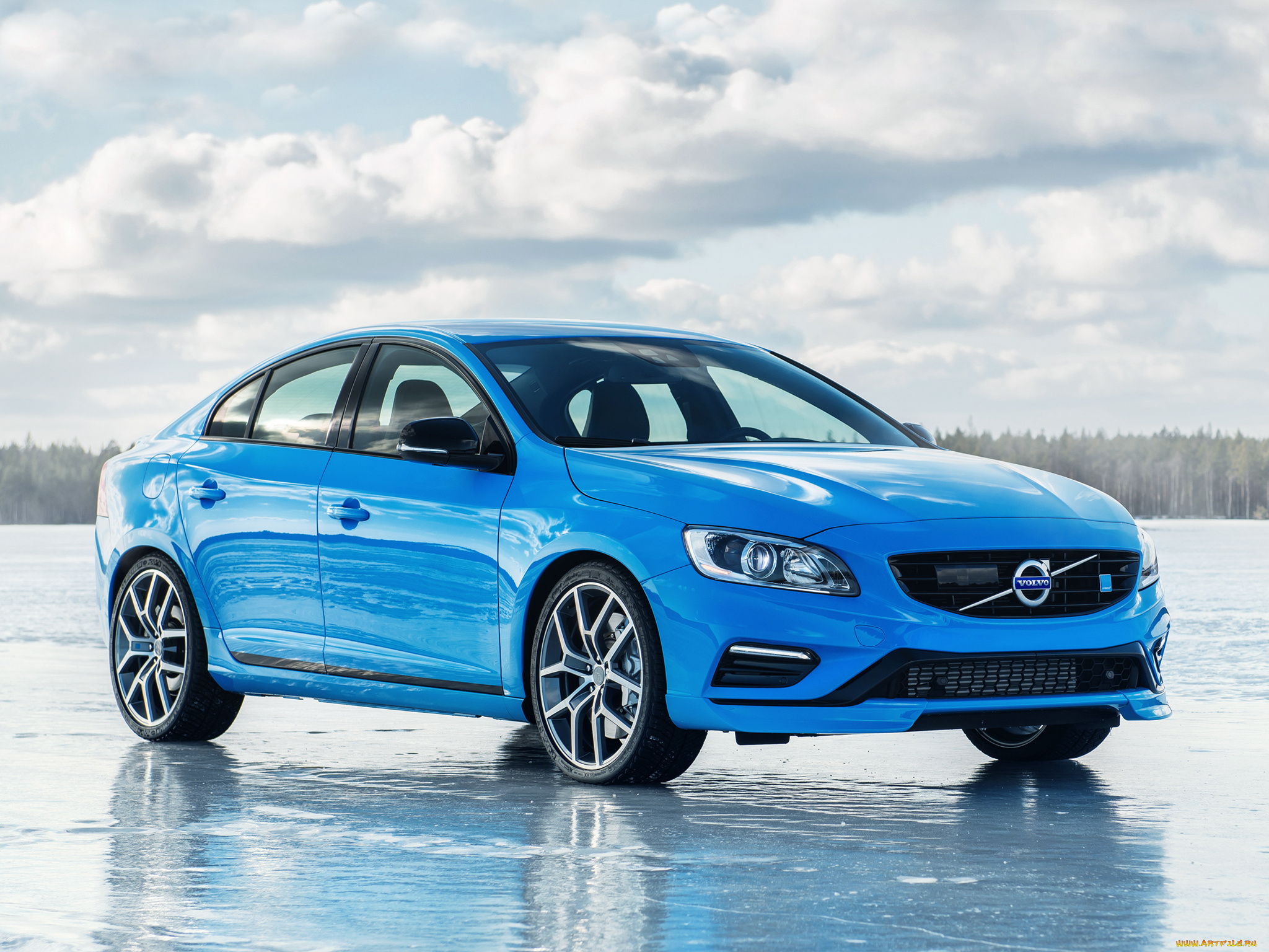 автомобили, volvo, голубой, 2014г, s60, polestar