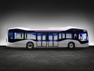 Картинка автомобили 3д future mercedes-benz bus 2016г
