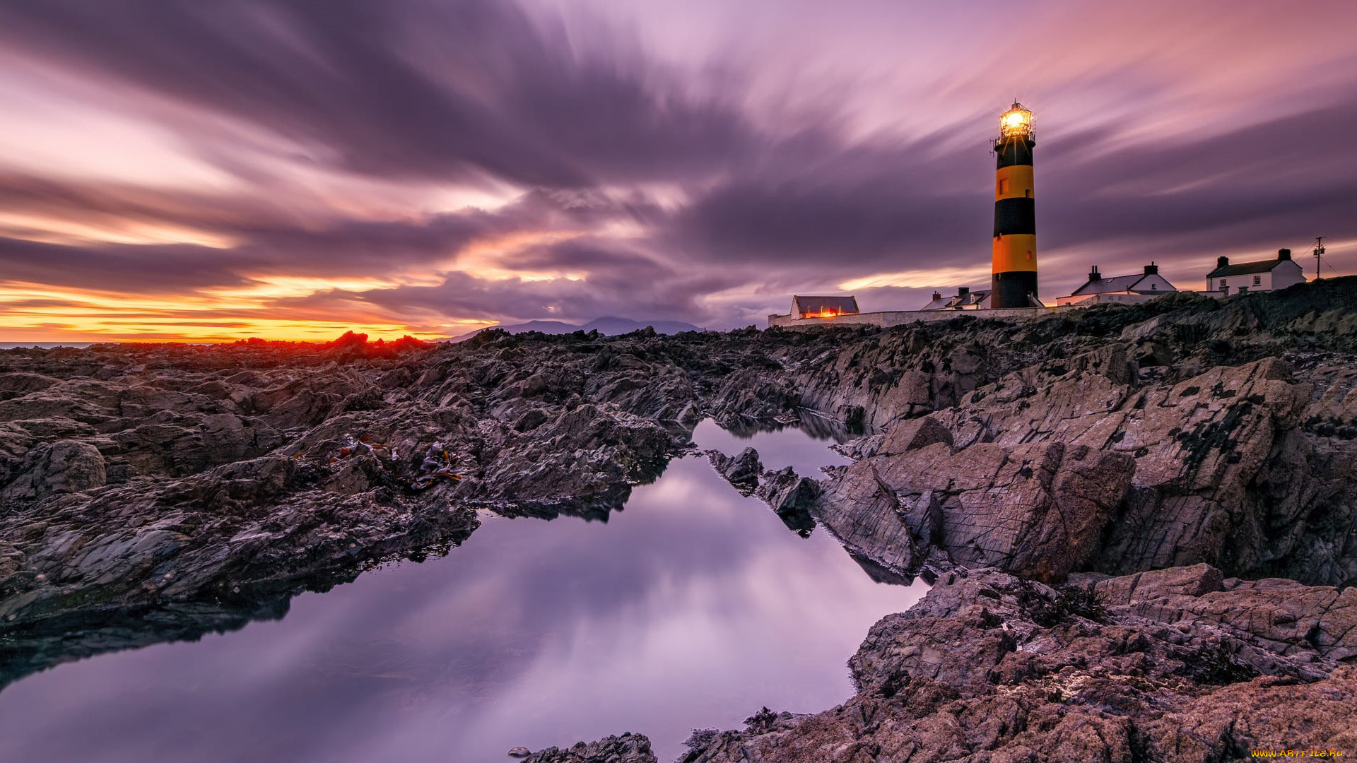 st, john`s, point, lighthouse, ireland, природа, маяки, st, john's, point, lighthouse