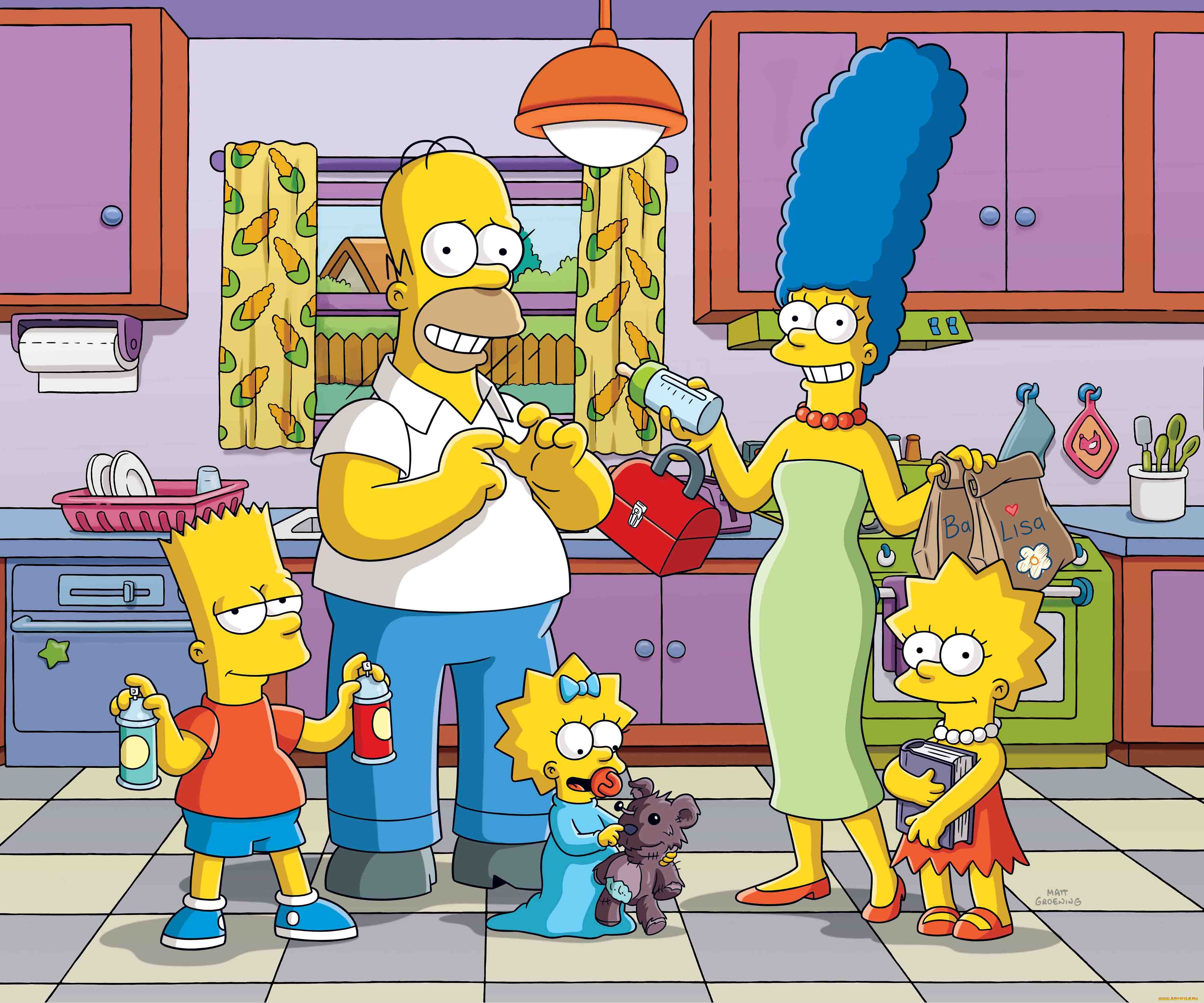 мультфильмы, the, simpsons, симпсоны