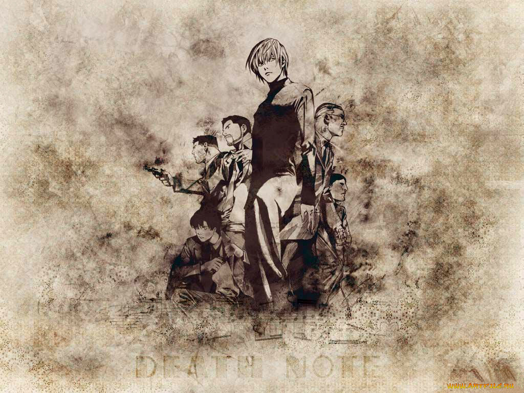 аниме, death, note