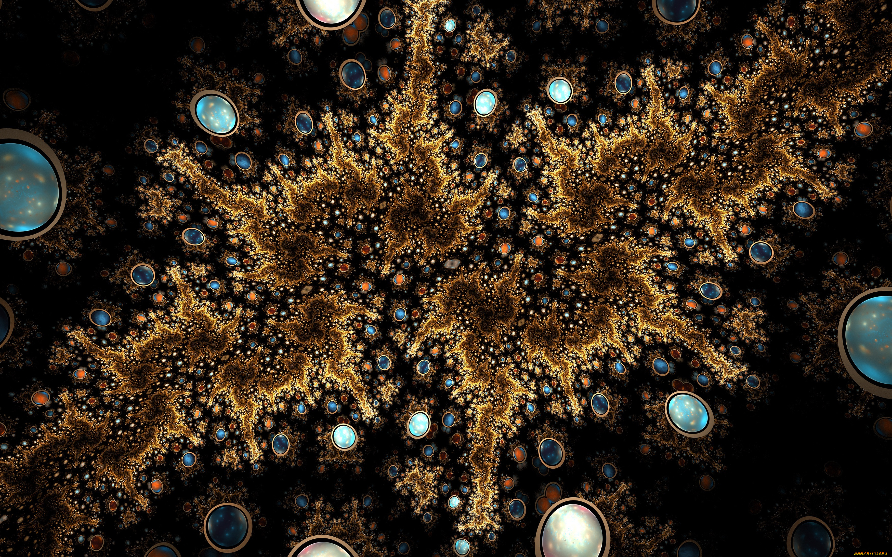 3д, графика, fractal, фракталы, фон, узор, цвета