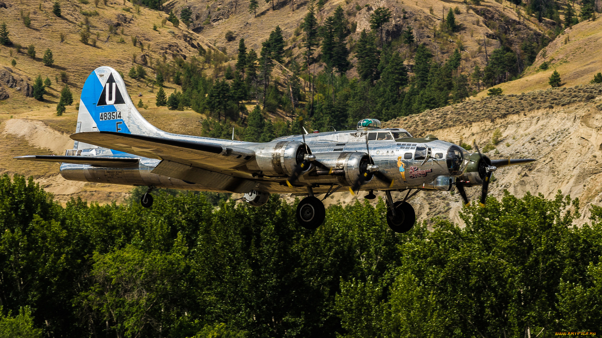 b-17, bomber, авиация, боевые, самолёты, бомбардировщик