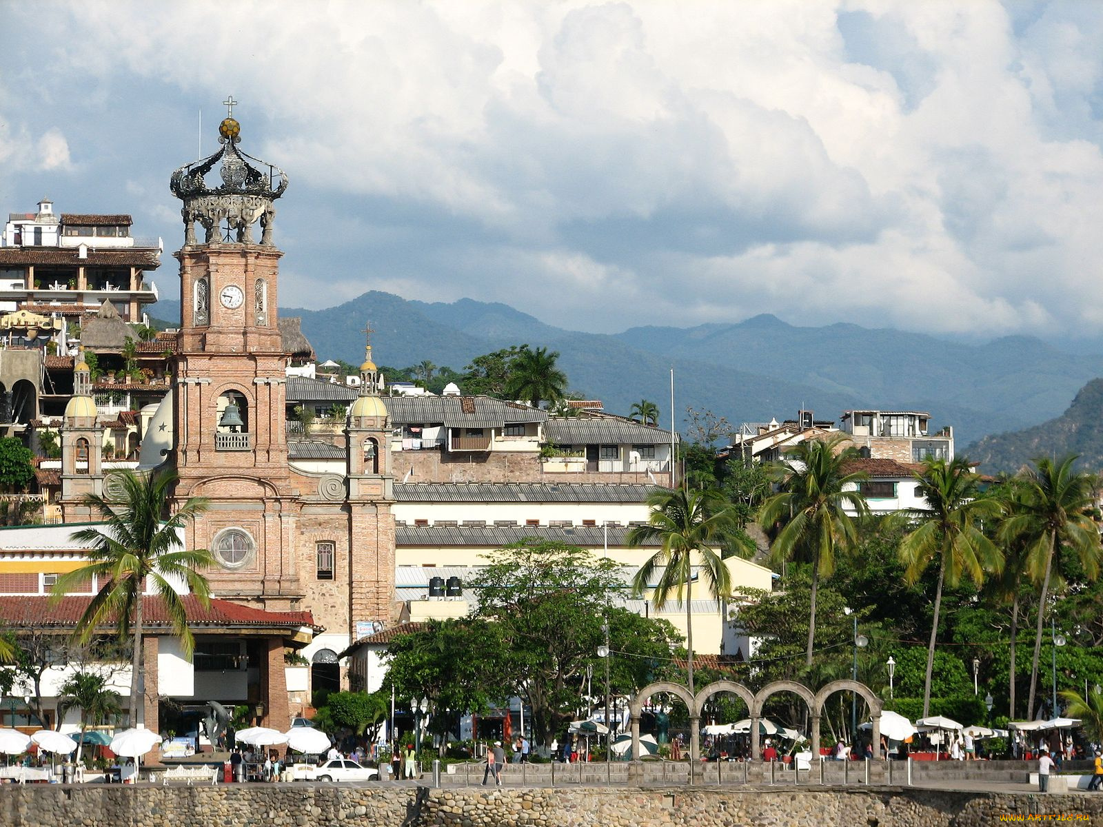 города, католические, соборы, костелы, аббатства, мексика, puerto, vallarta